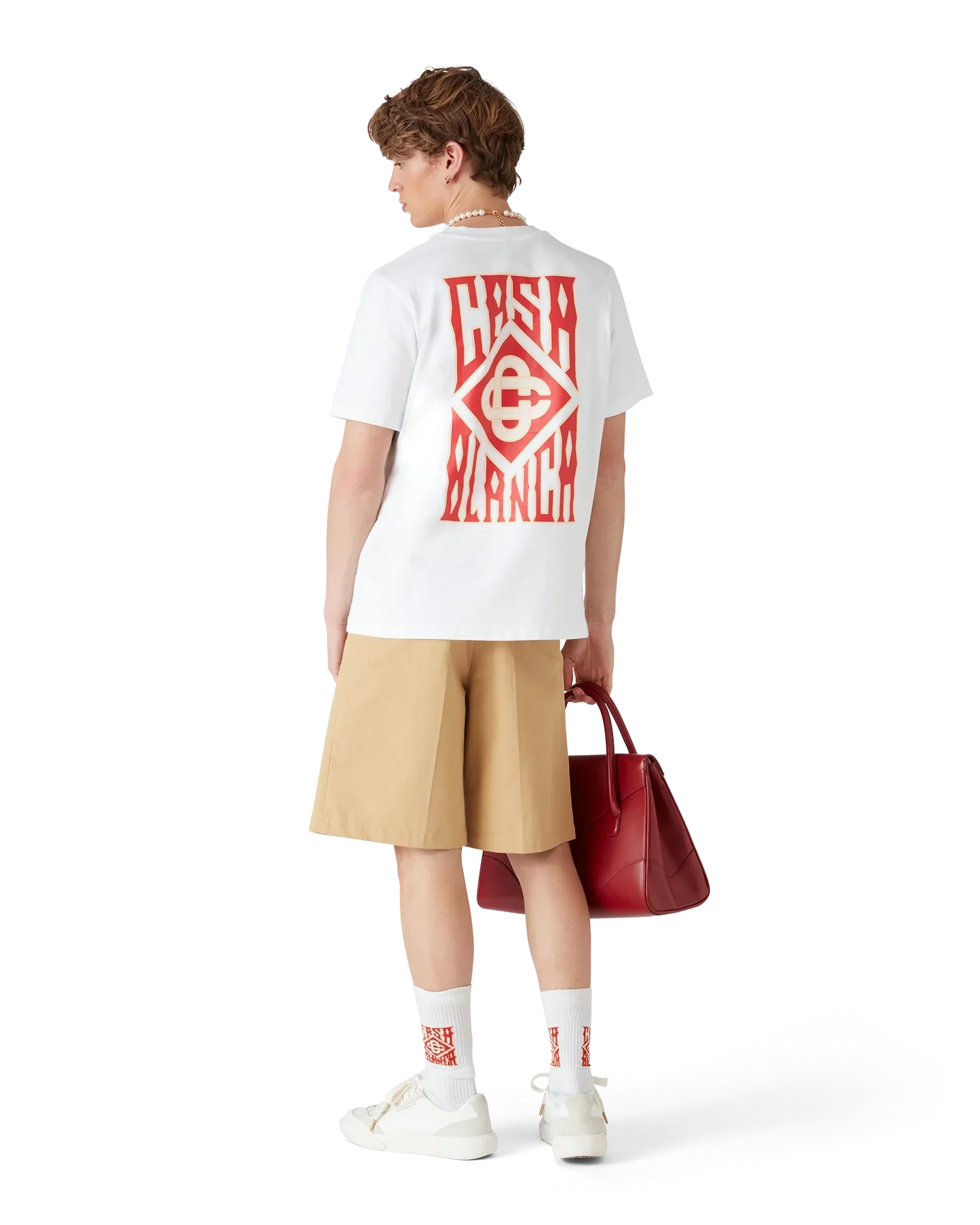 Cotton Pleated Shorts | Casablanca Paris | Image 5