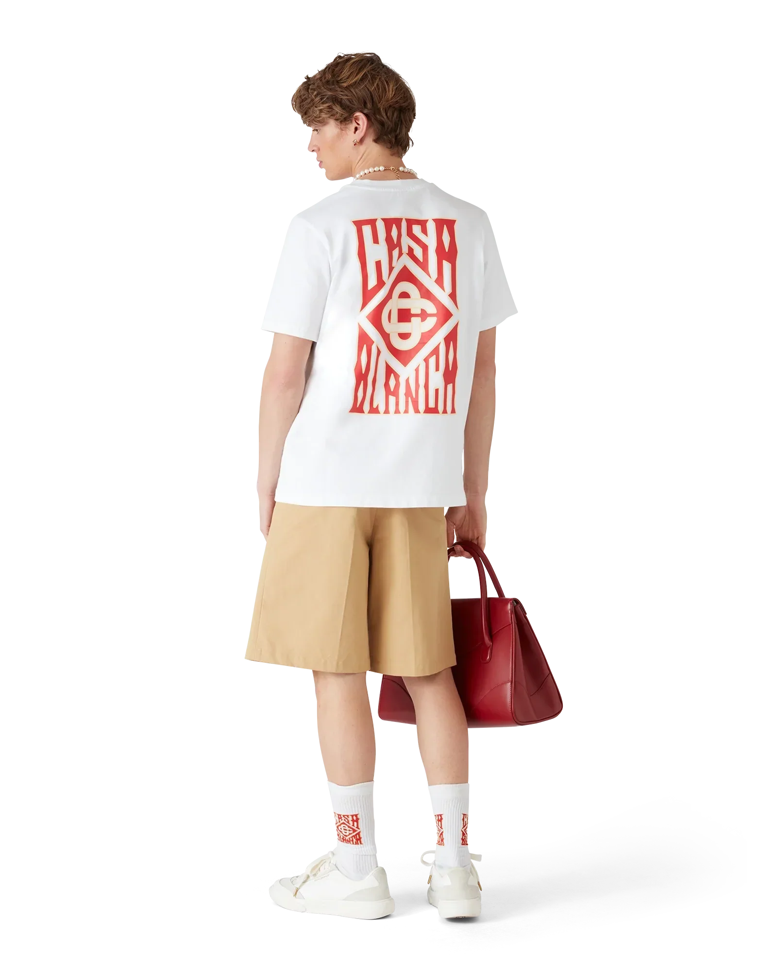 Cotton Pleated Shorts | Casablanca Paris | Image 5