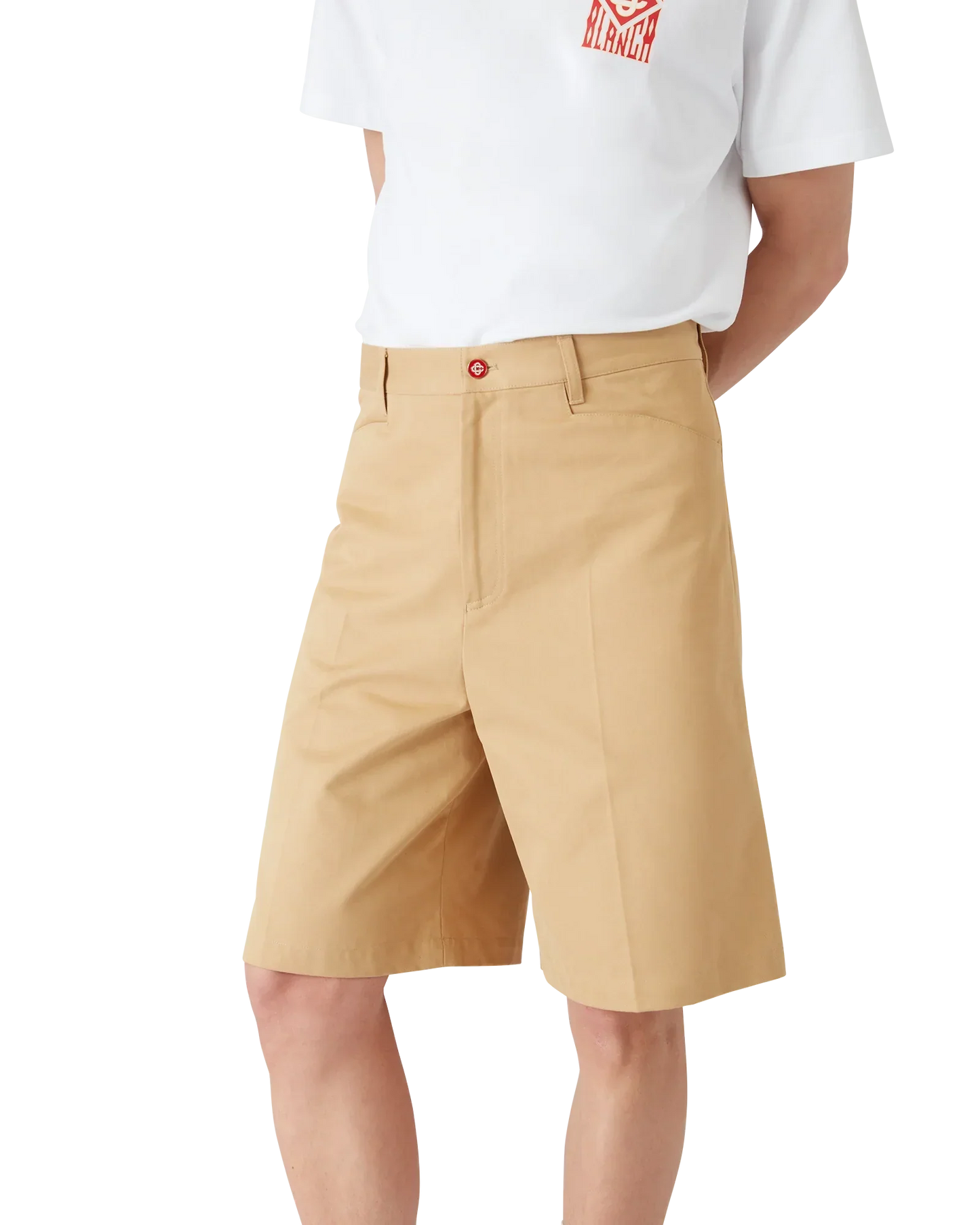 Cotton Pleated Shorts | Casablanca Paris | Image 3