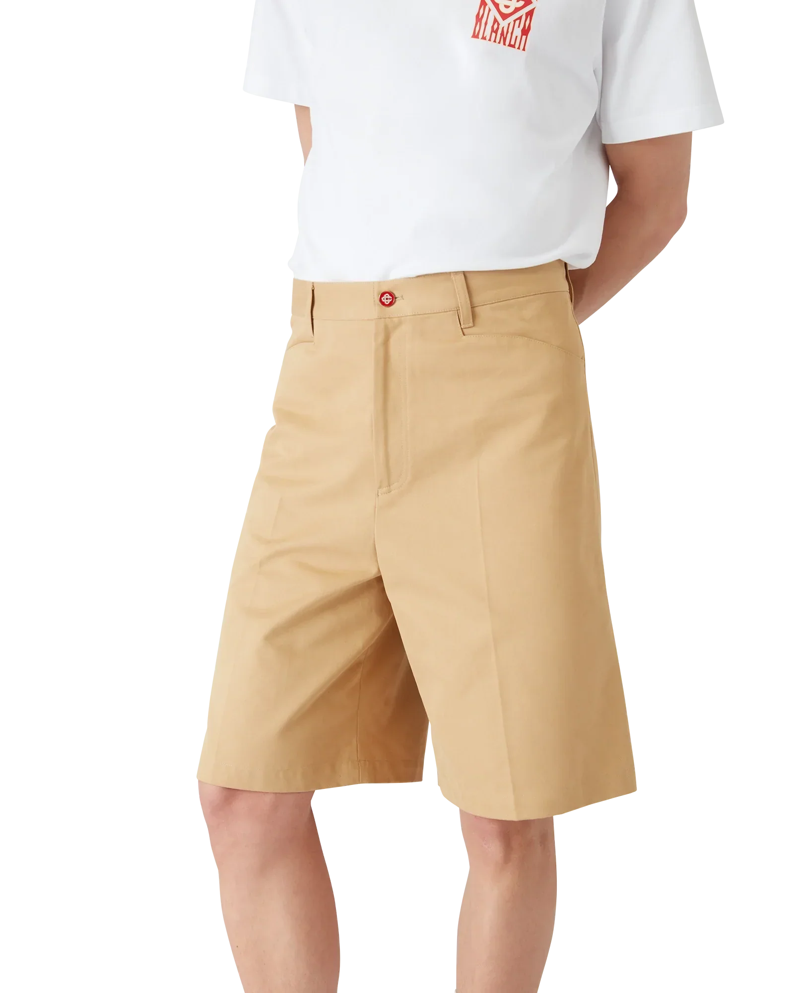Cotton Pleated Shorts | Casablanca Paris | Image 3
