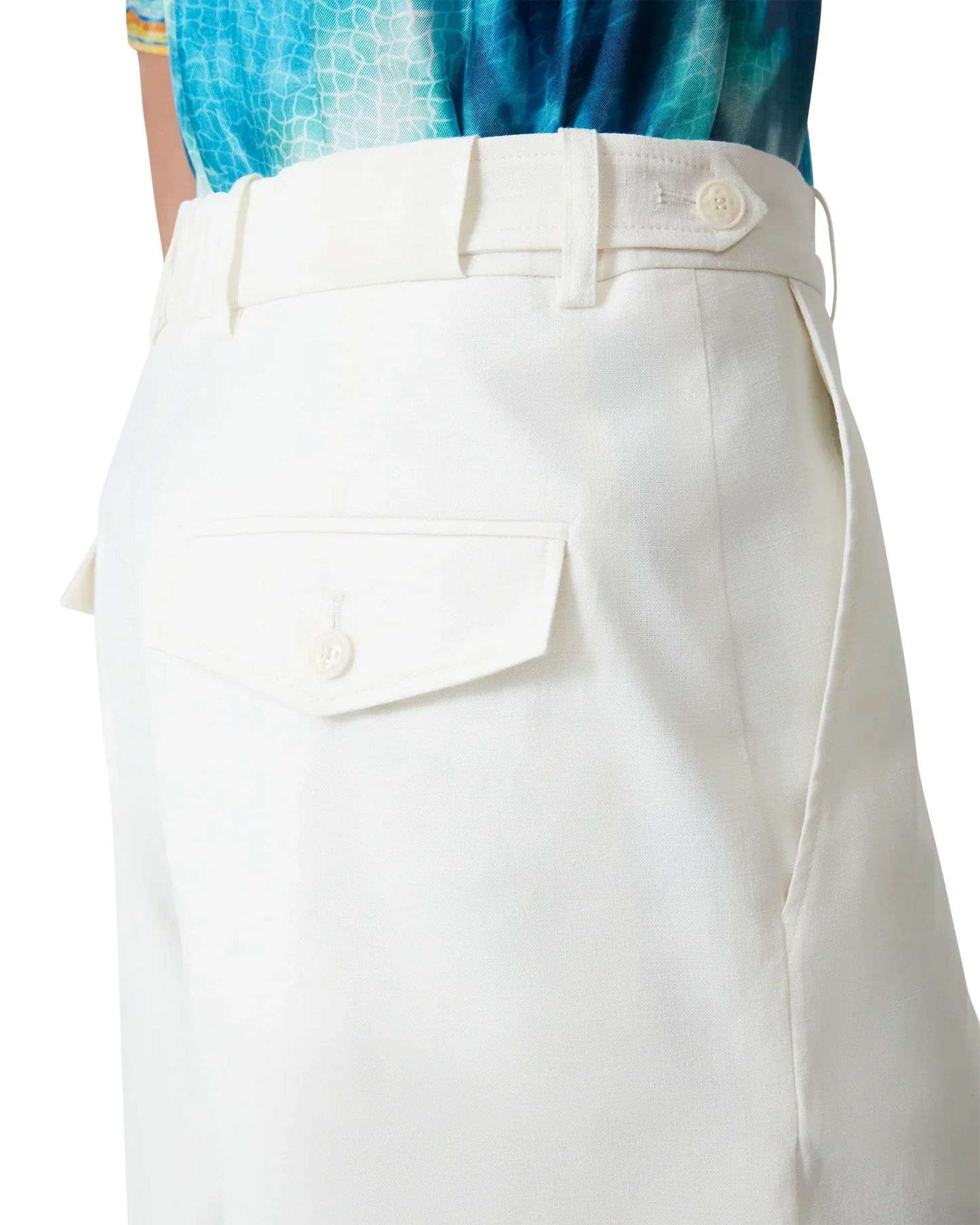 Linen Pleated Shorts | Casablanca Paris | Image 5