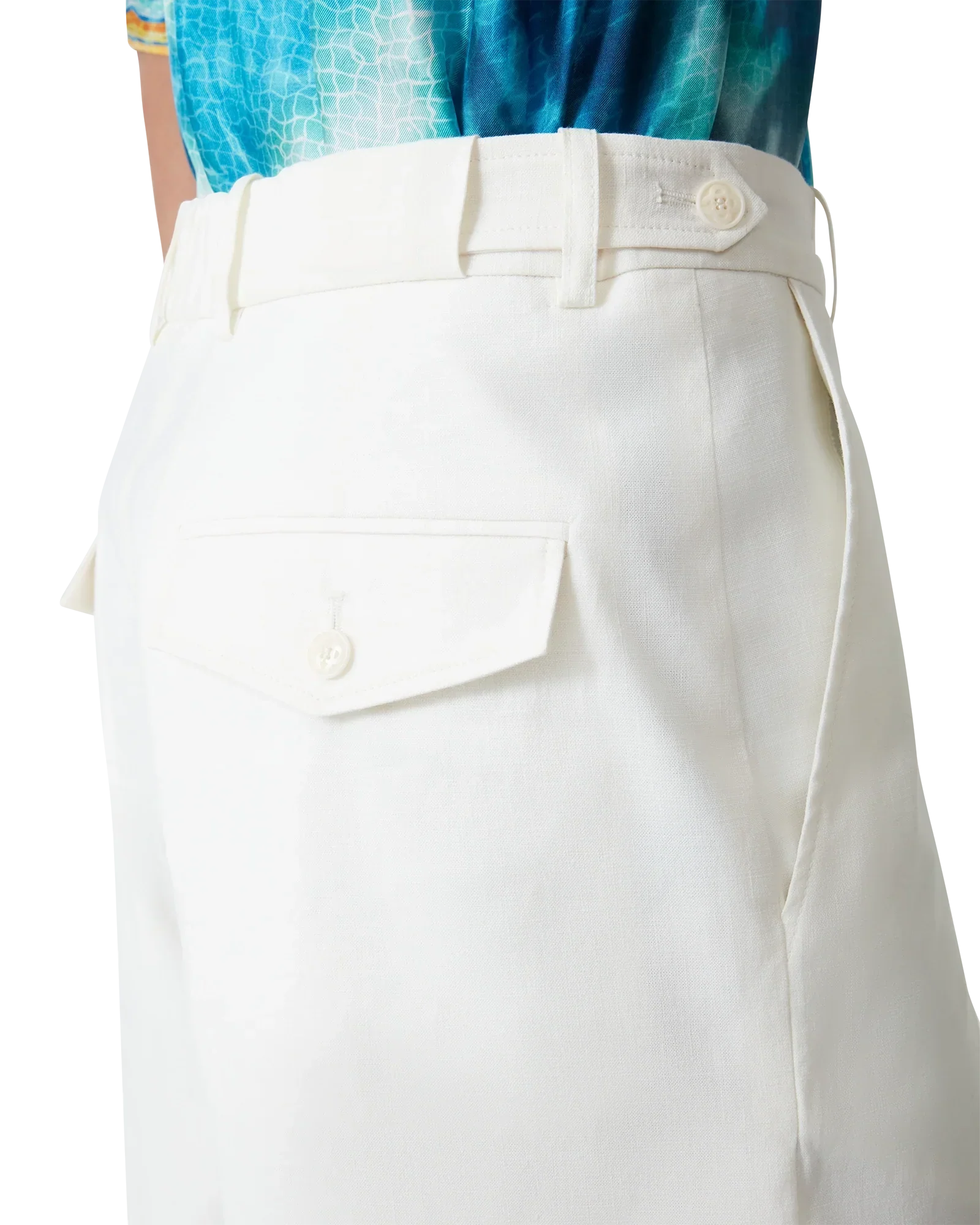 Linen Pleated Shorts | Casablanca Paris | Image 5