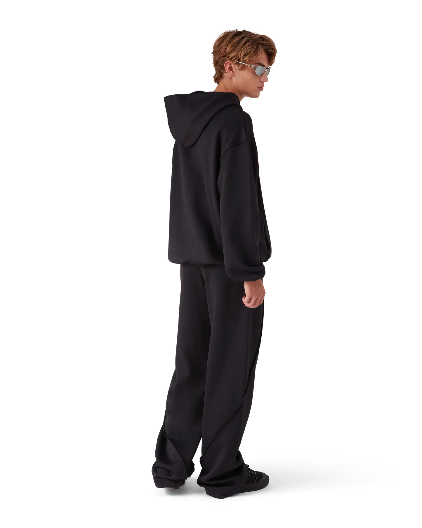 Oversized Panelled Hooded Sweatshirt | Casablanca Paris | Image 3