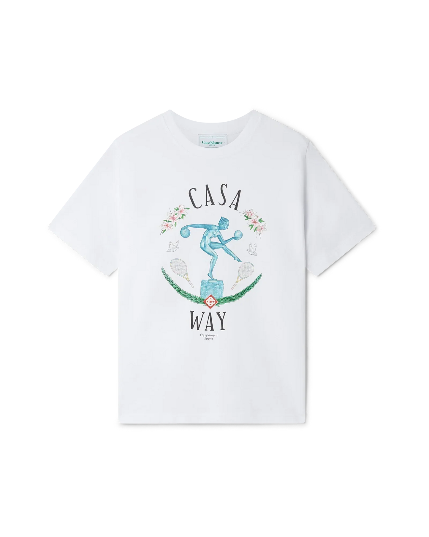 Statue En Marbre Short Sleeve T-Shirt | Casablanca Paris | Image 1