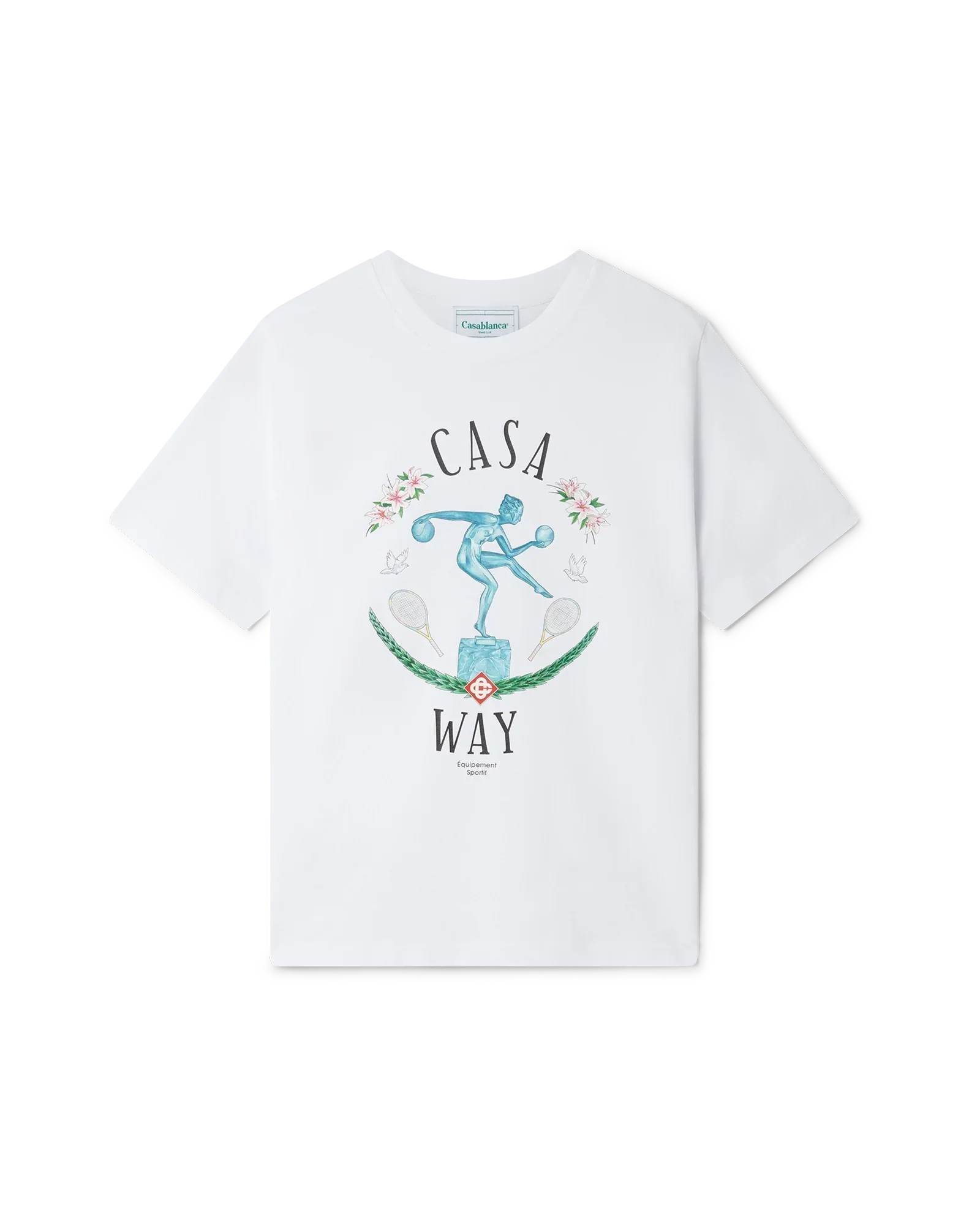 Statue En Marbre Short Sleeve T-Shirt | Casablanca Paris | Image 1