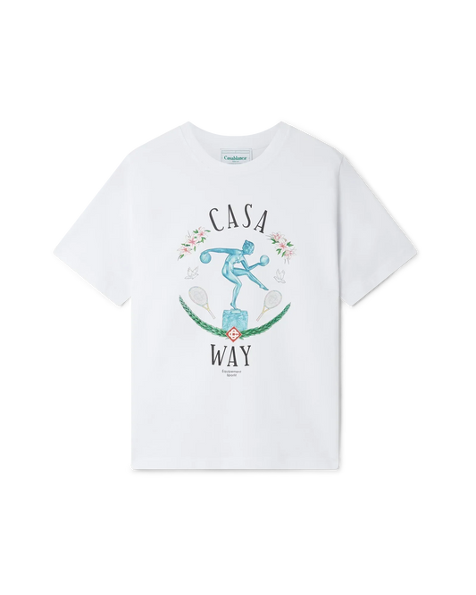 Statue En Marbre Short Sleeve T-Shirt | Casablanca Paris | Image 1