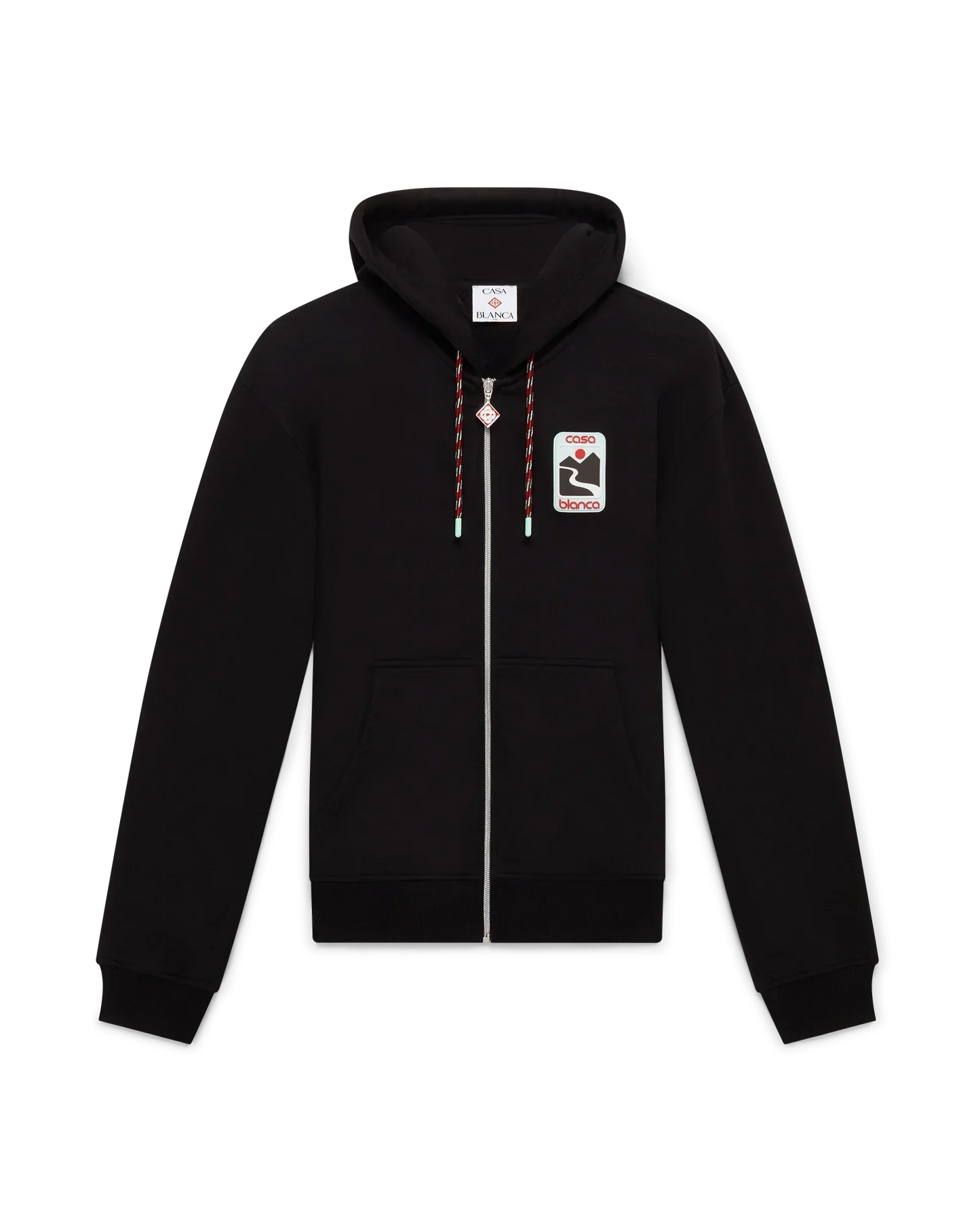 Sunset Valley Zip Hooded Sweatshirt | Casablanca Paris | Image 1
