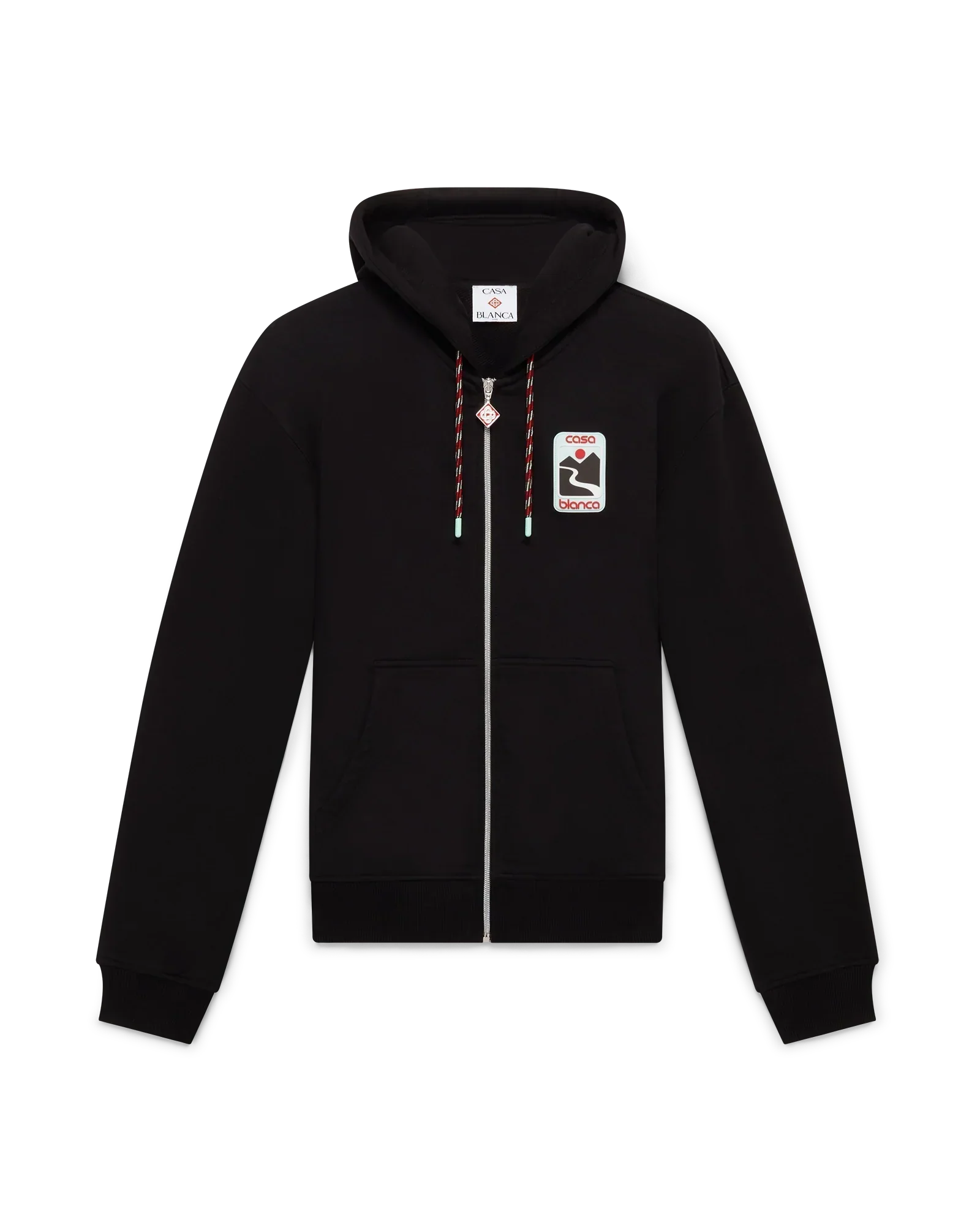 Sunset Valley Zip Hooded Sweatshirt | Casablanca Paris | Image 1