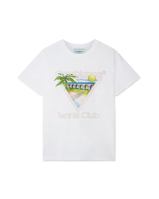 Tennis Club Icon Short Sleeve T-Shirt | Casablanca Paris | Image 1