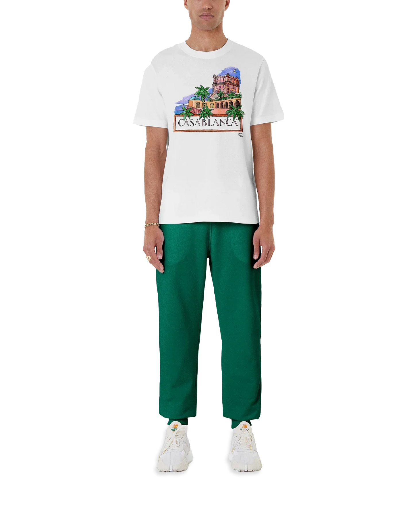Amour Maroc Short Sleeve T-Shirt | Casablanca Paris | Image 2