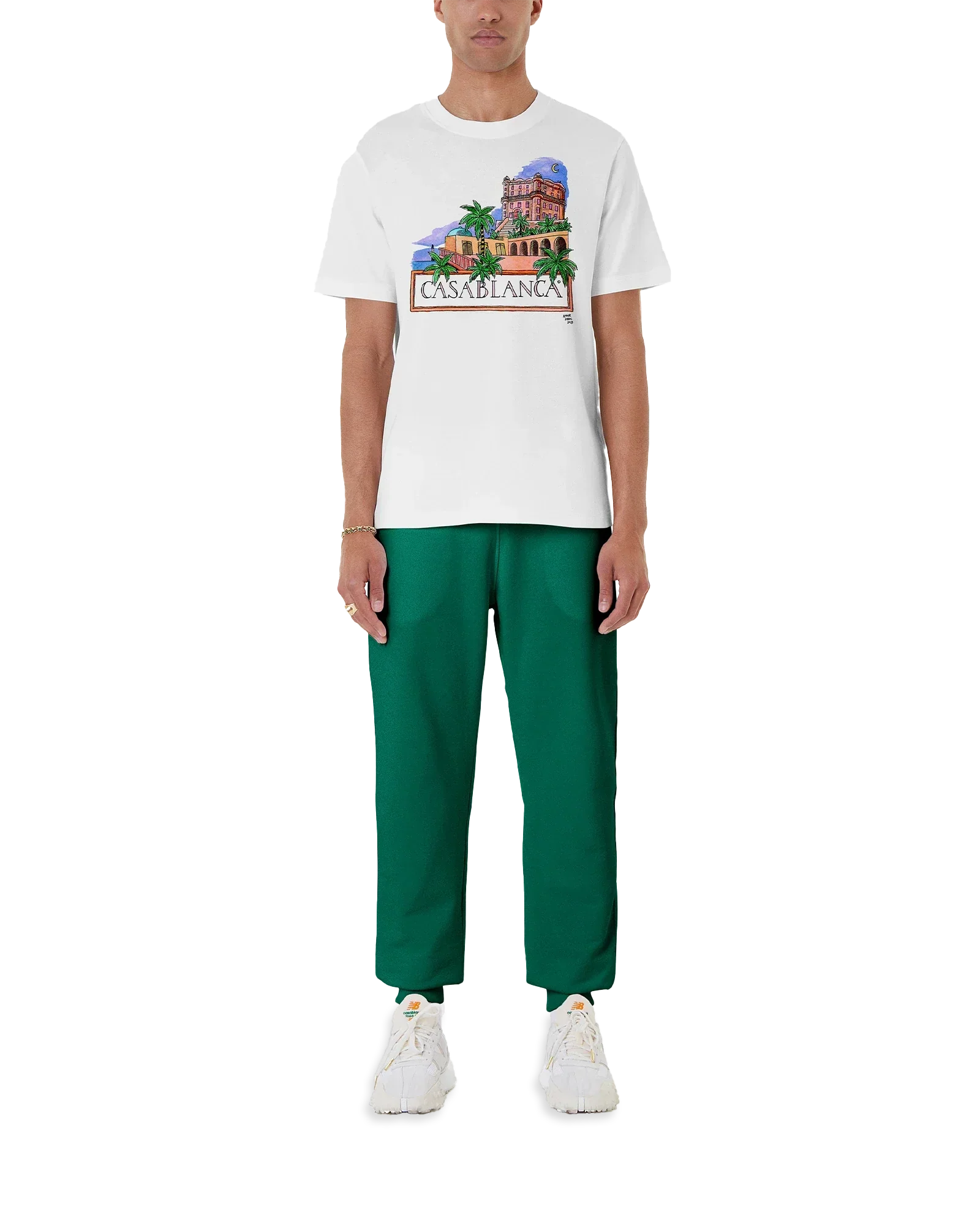 Amour Maroc Short Sleeve T-Shirt | Casablanca Paris | Image 2