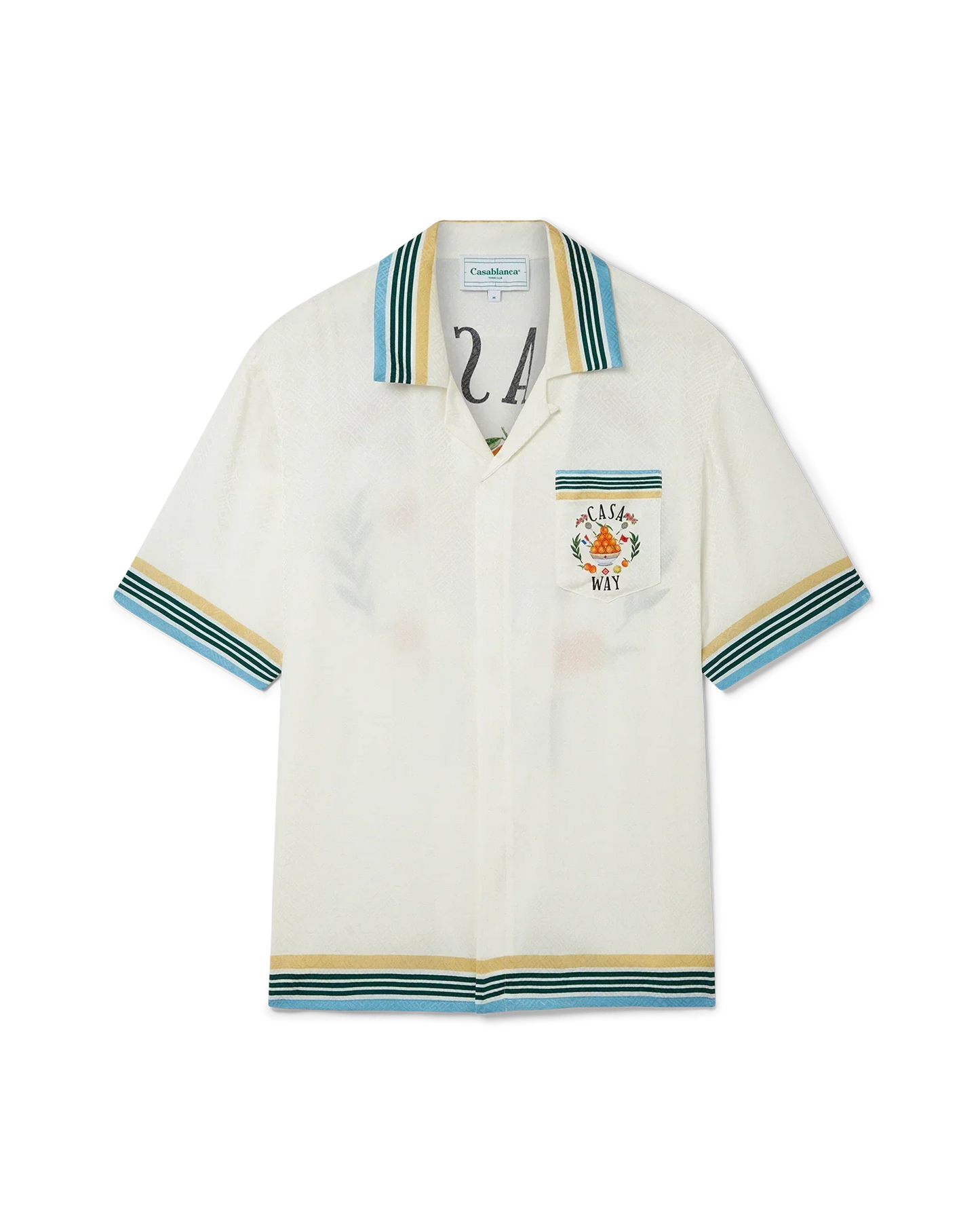 Casa Way Short Sleeve Silk Shirt | Casablanca Paris | Image 6