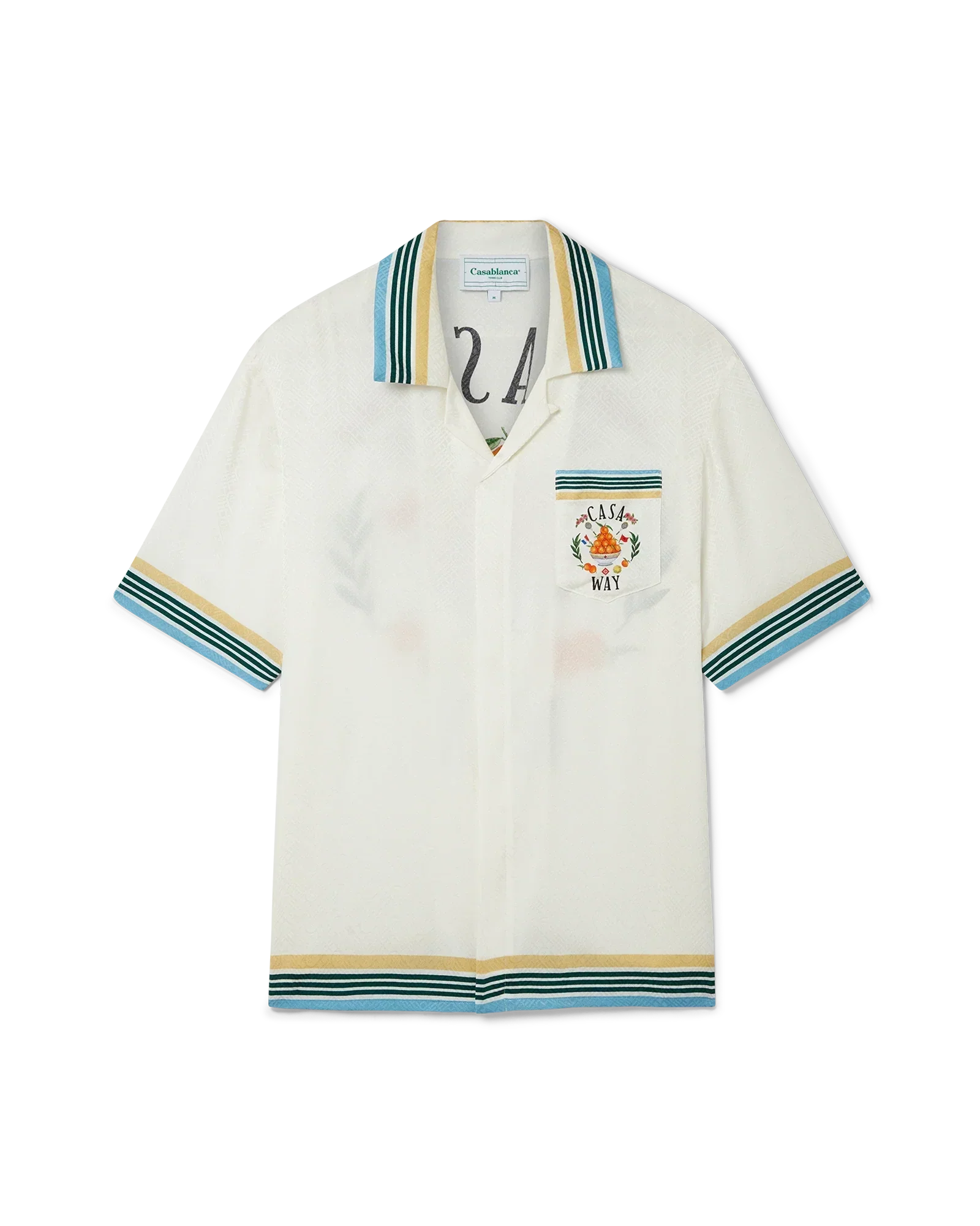 Casa Way Short Sleeve Silk Shirt | Casablanca Paris | Image 6