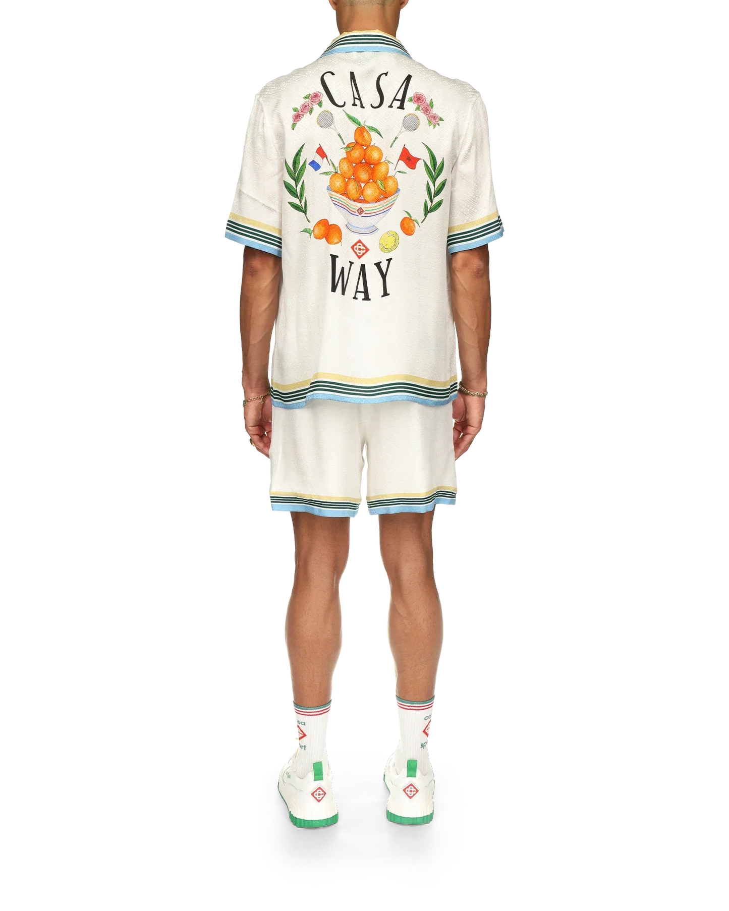 Casa Way Short Sleeve Silk Shirt | Casablanca Paris | Image 3