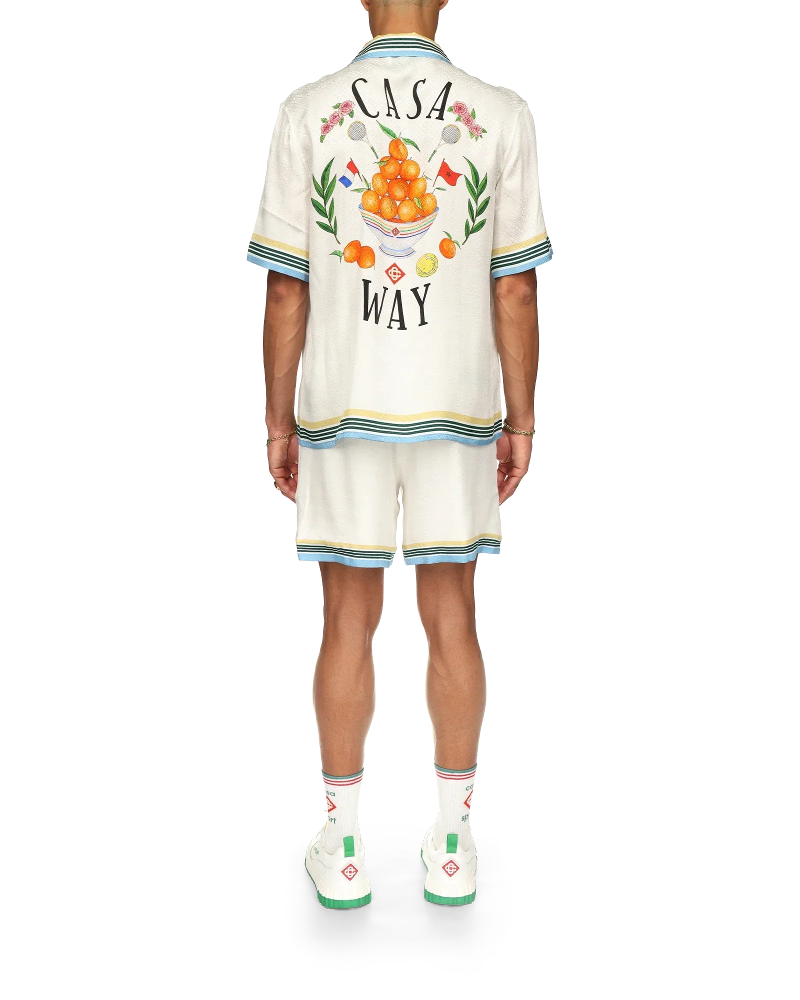 Casa Way Short Sleeve Silk Shirt | Casablanca Paris | Image 3