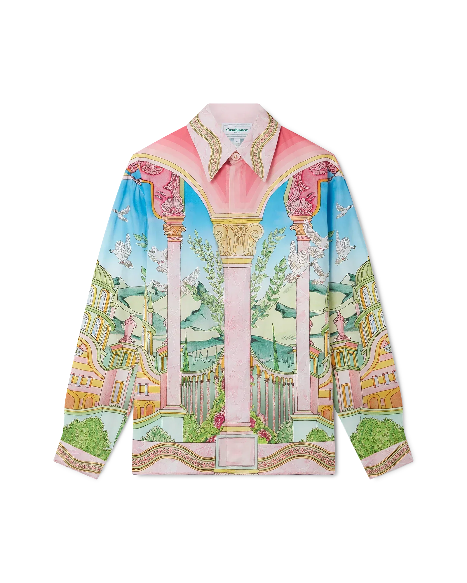 Le Jardin Ideal Long Sleeve Long Sleeve Shirt | Casablanca Paris | Image 6