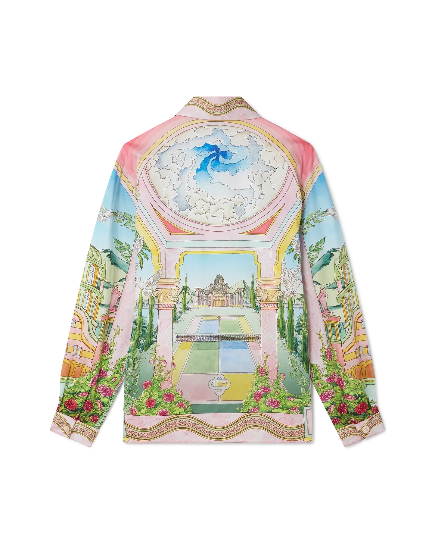 Le Jardin Ideal Long Sleeve Long Sleeve Shirt | Casablanca Paris | Image 1