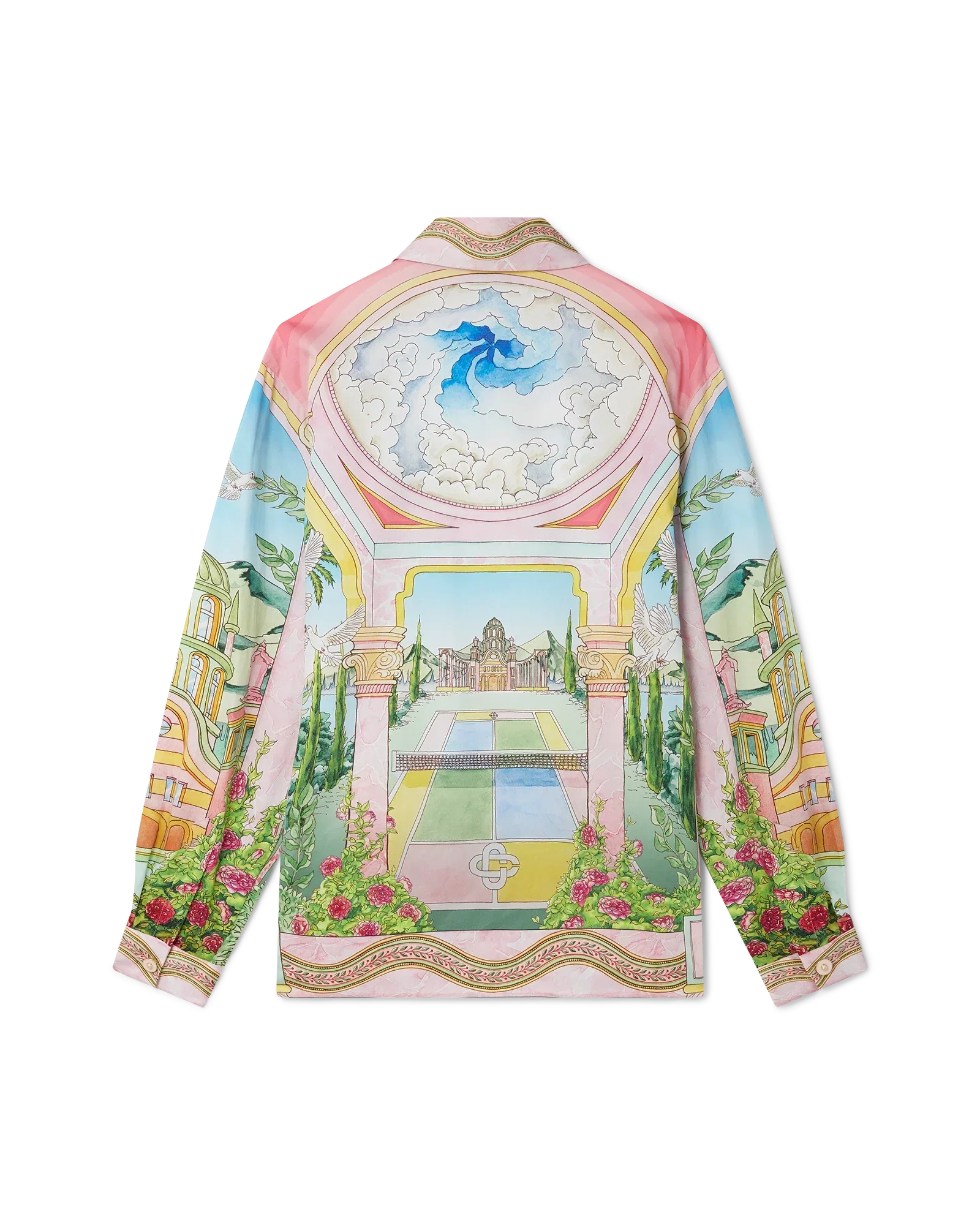 Le Jardin Ideal Long Sleeve Long Sleeve Shirt | Casablanca Paris | Image 1