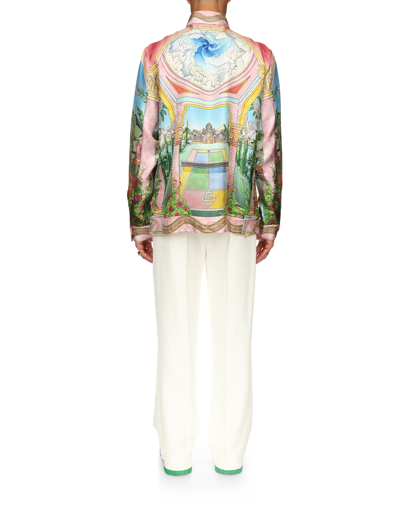 Le Jardin Ideal Long Sleeve Long Sleeve Shirt | Casablanca Paris | Image 5
