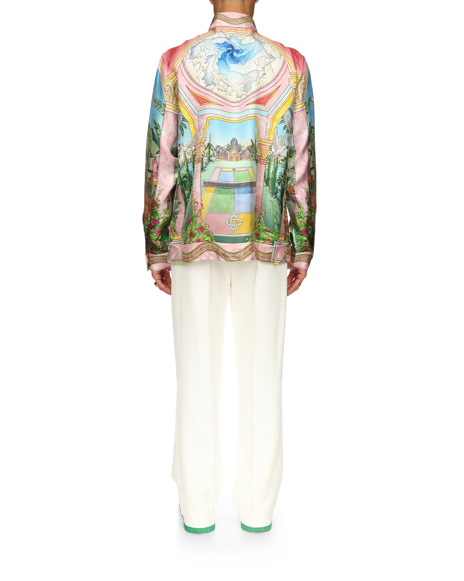 Le Jardin Ideal Long Sleeve Long Sleeve Shirt | Casablanca Paris | Image 5