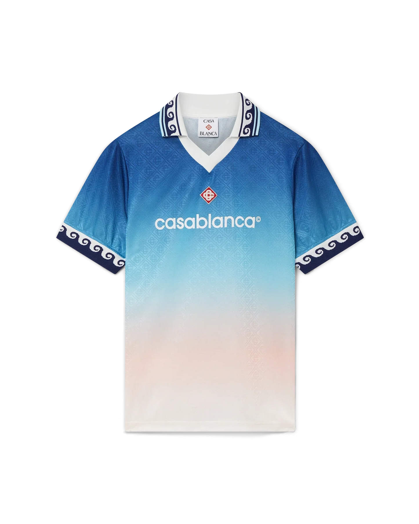 Jacquard Gradient Football Shirt | Casablanca Paris | Image 1