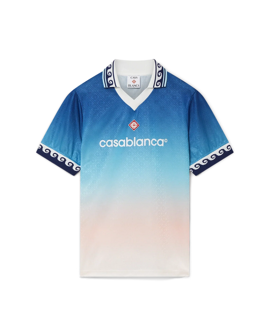 Jacquard Gradient Football Shirt | Casablanca Paris | Image 1