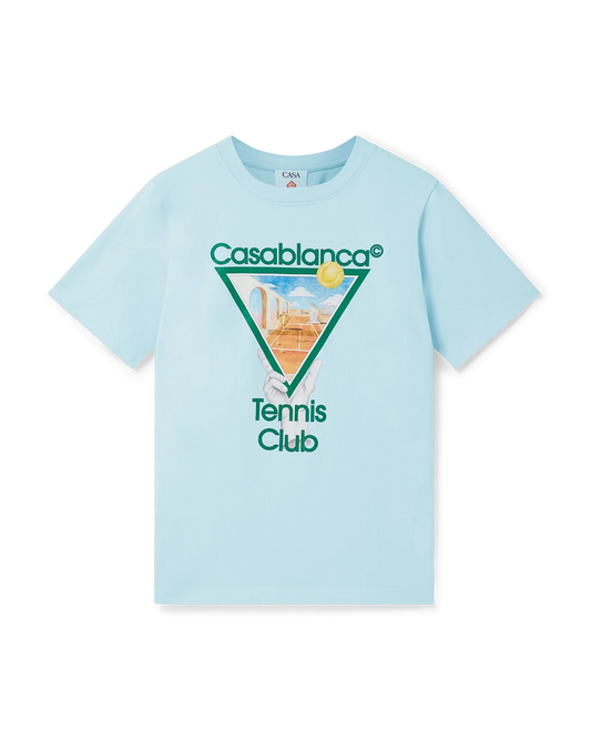 Metaphysical Tennis Icon Short Sleeve T-Shirt | Casablanca Paris | Image 1
