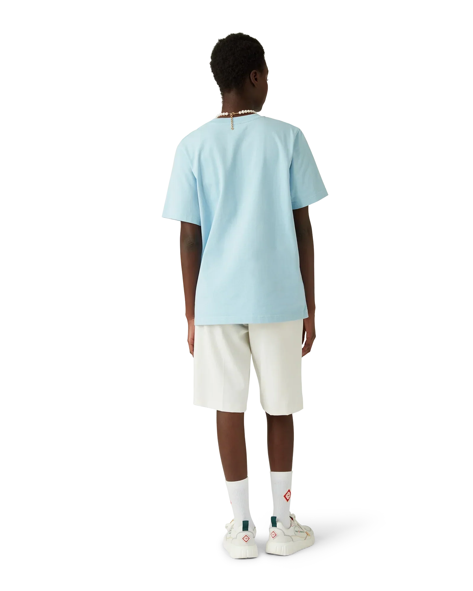 Metaphysical Tennis Icon Short Sleeve T-Shirt | Casablanca Paris | Image 3