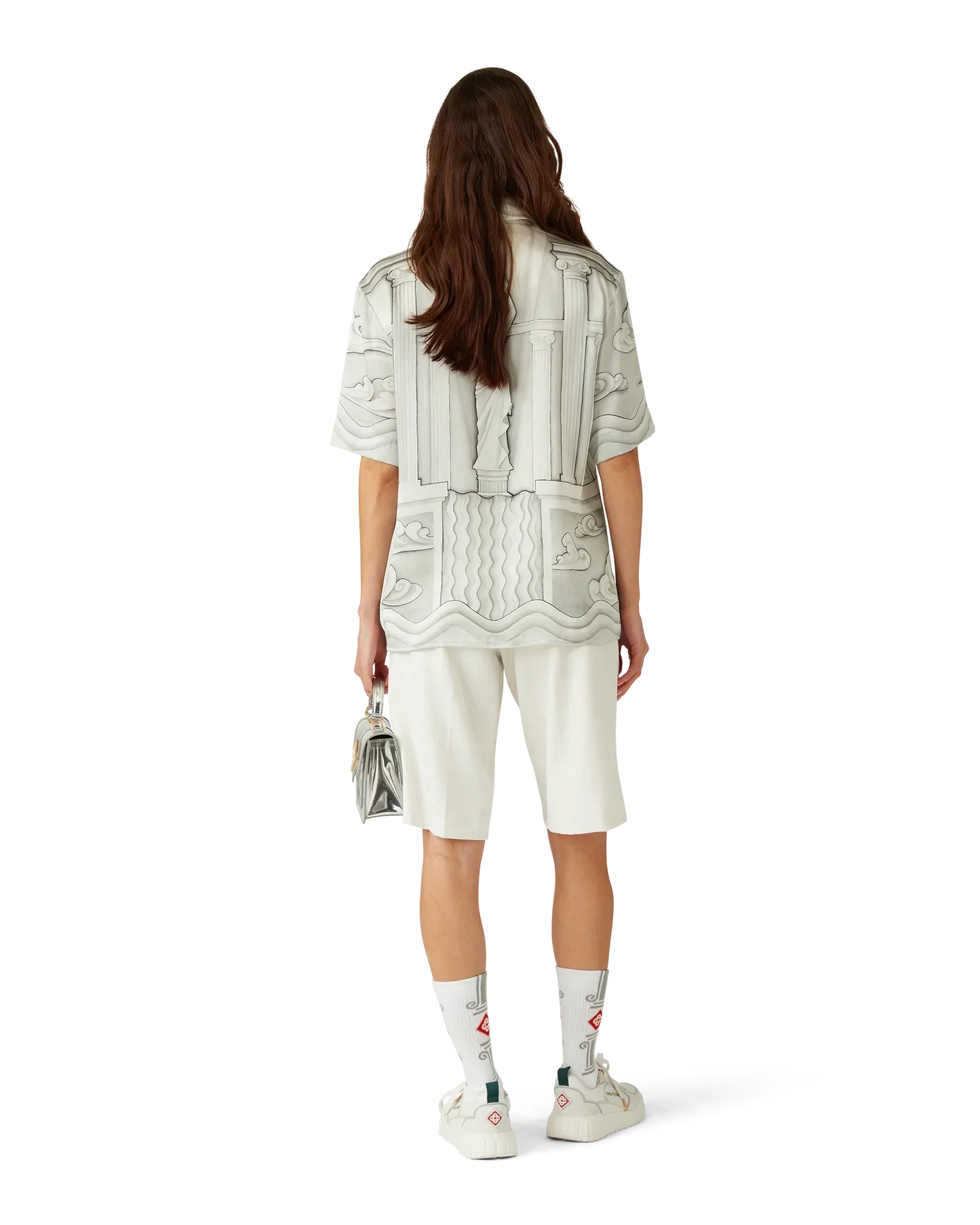 Sacred Stone Short Sleeve Silk Shirt | Casablanca Paris | Image 3