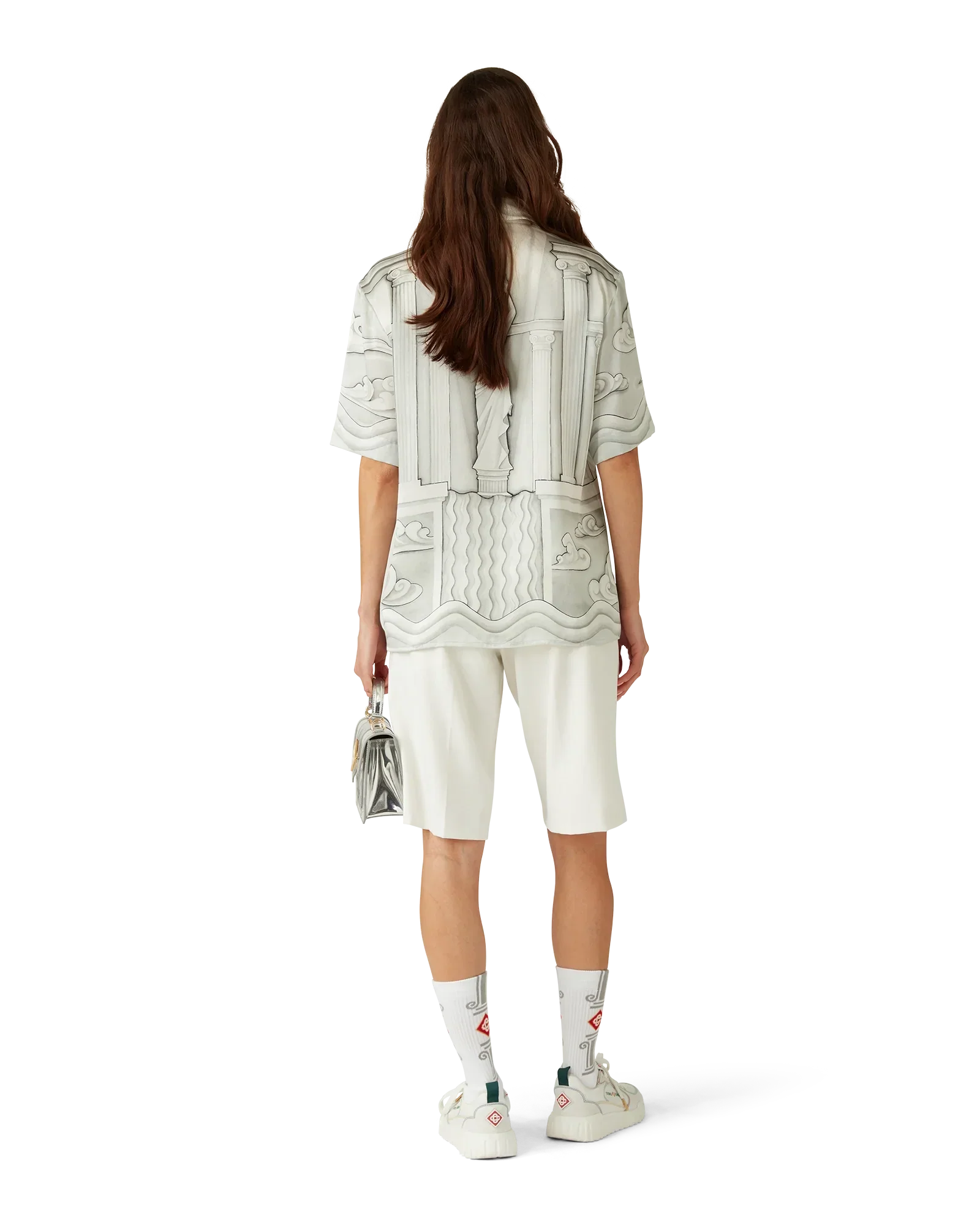 Sacred Stone Short Sleeve Silk Shirt | Casablanca Paris | Image 3