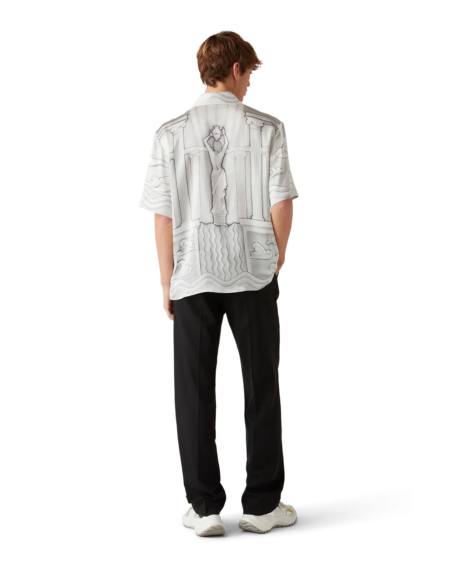 Sacred Stone Short Sleeve Silk Shirt | Casablanca Paris | Image 3