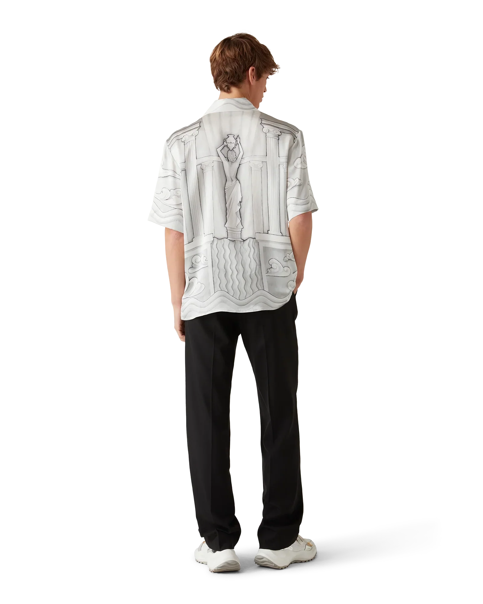 Sacred Stone Short Sleeve Silk Shirt | Casablanca Paris | Image 3