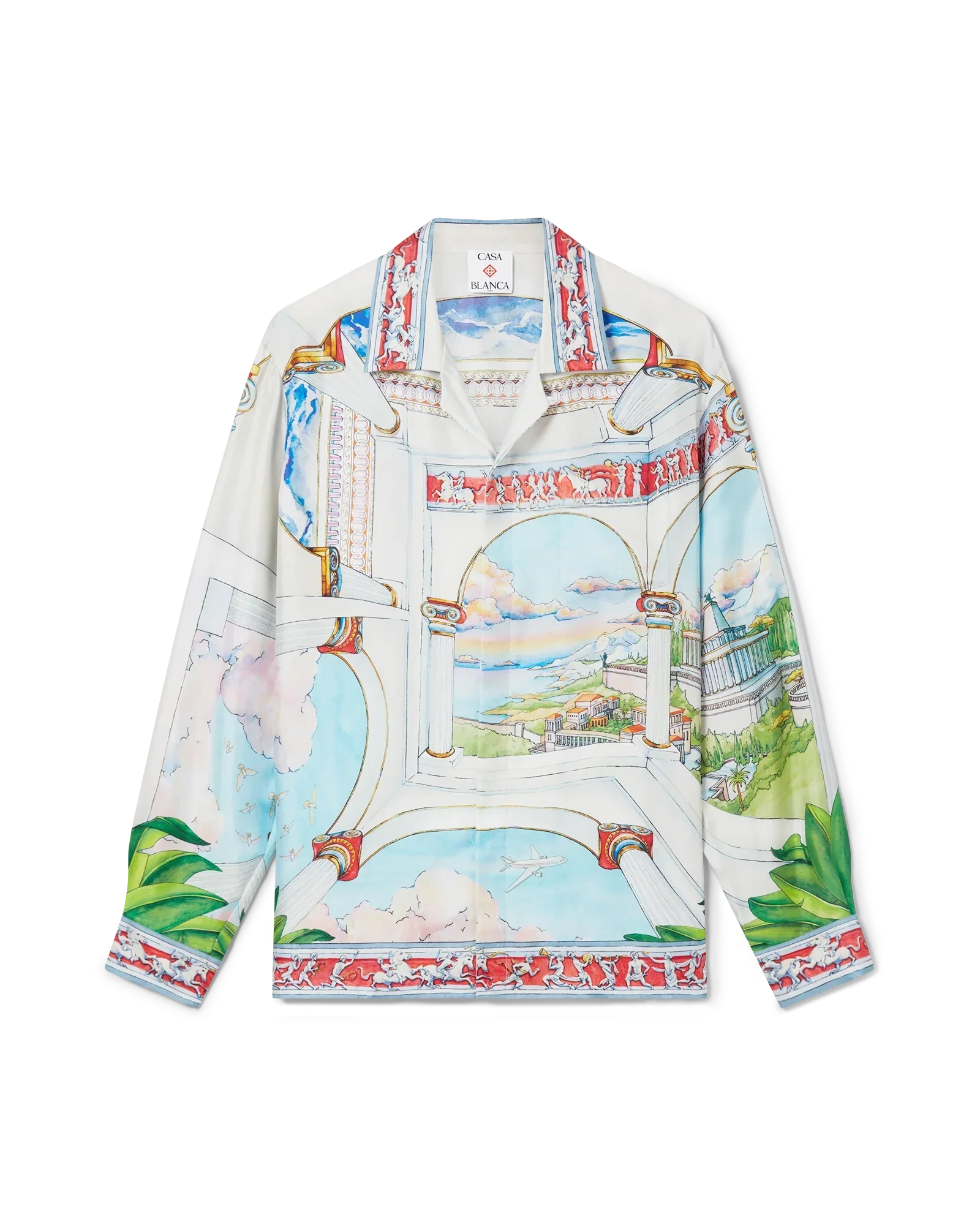 Le Passage Long Sleeve Silk Shirt | Casablanca Paris | Image 1