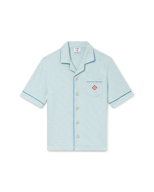 Monogram Towelling Short Sleeve Shirt | Casablanca Paris | Image 1