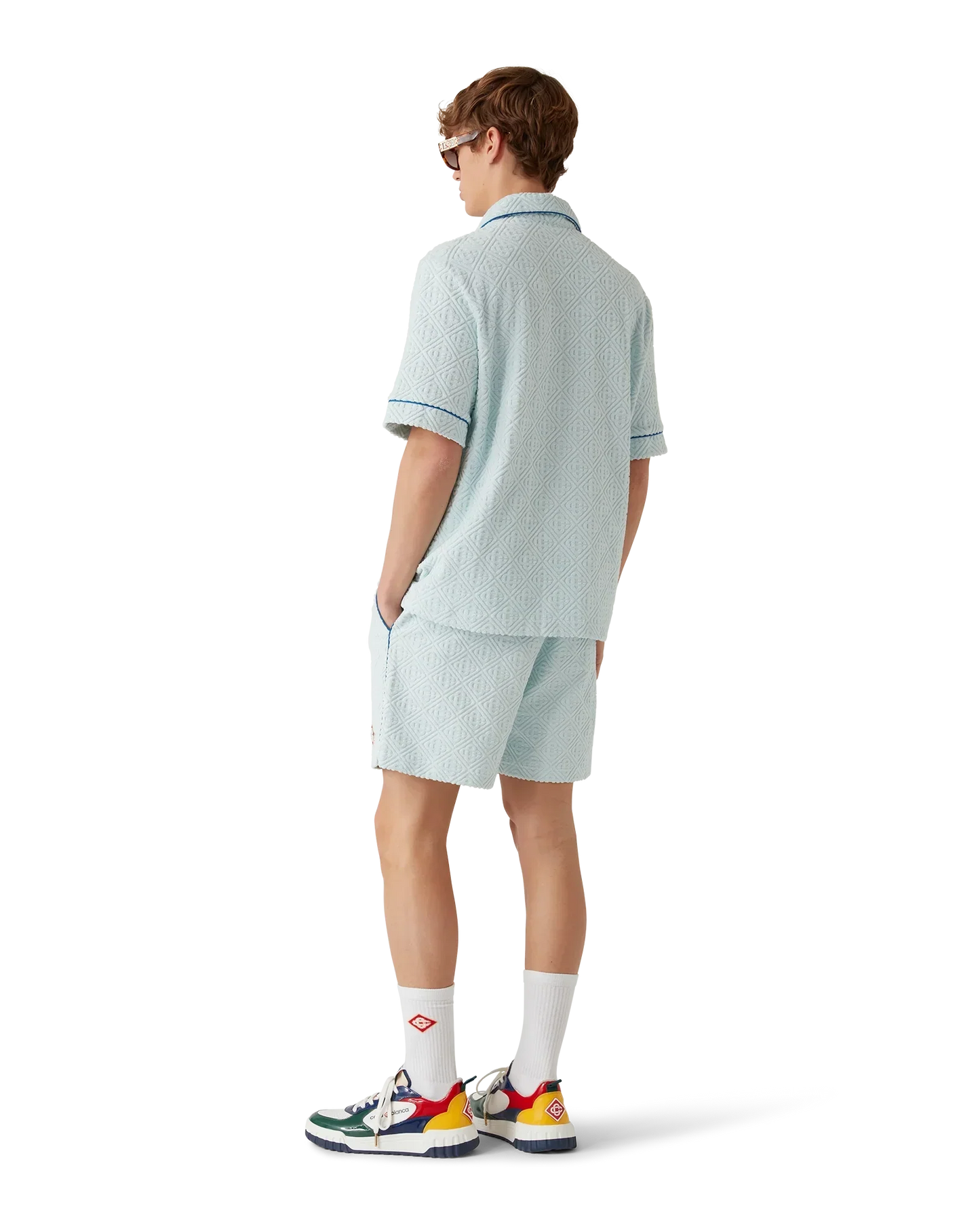 Monogram Towelling Short Sleeve Shirt | Casablanca Paris | Image 3