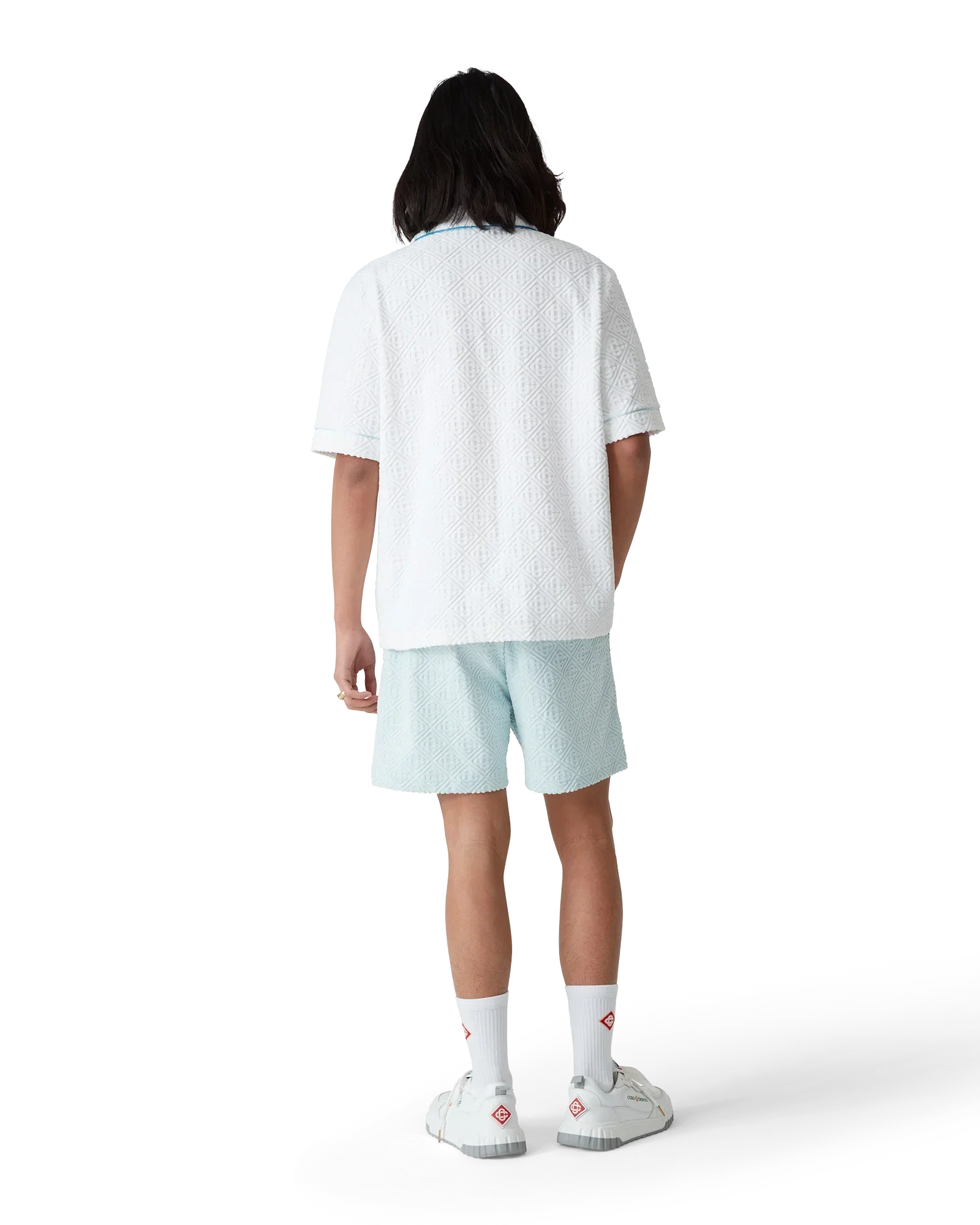 Monogram Short Sleeve Towelling Shirt | Casablanca Paris | Image 3