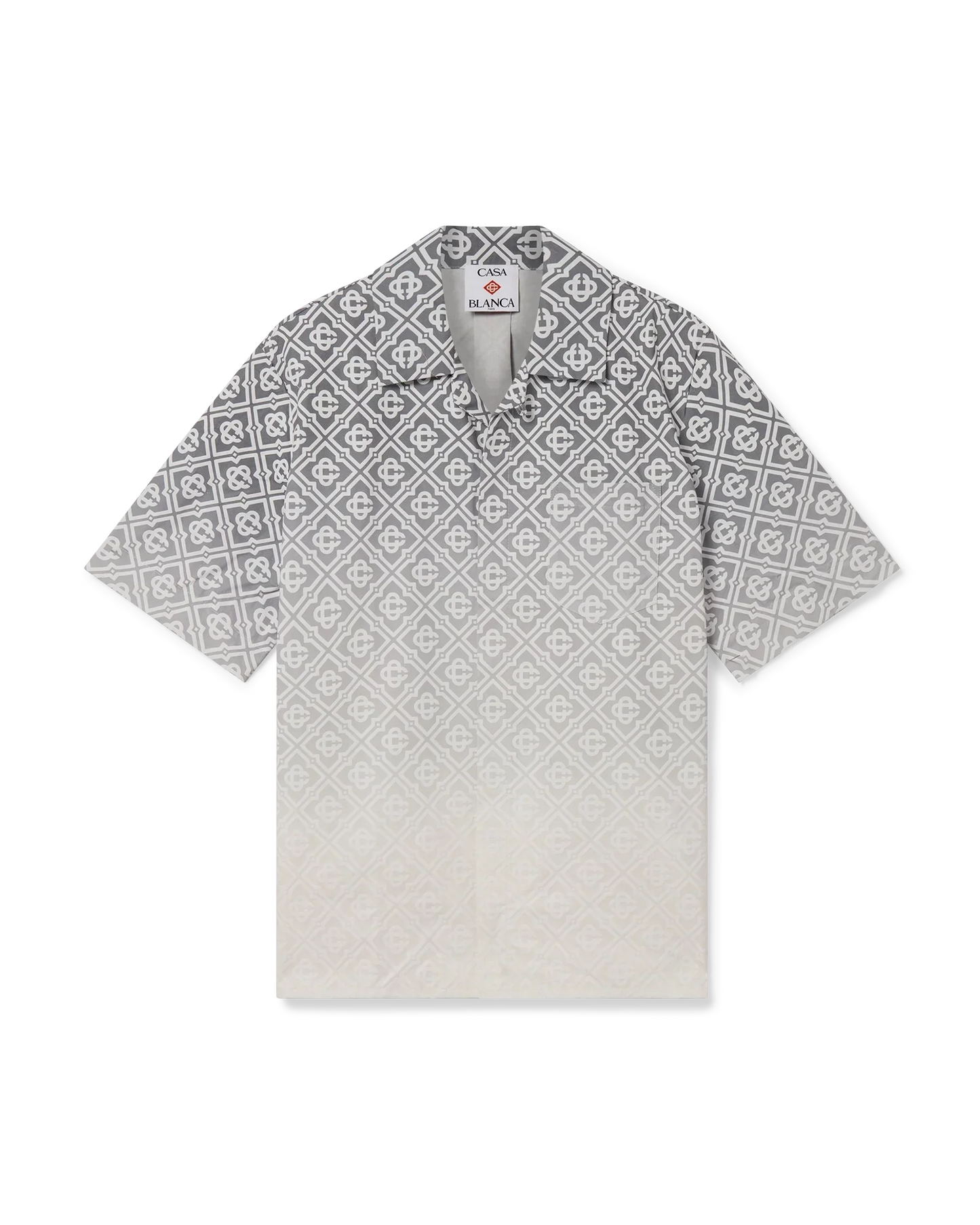 Monogram Gradient Short Sleeve Shirt | Casablanca Paris | Image 1