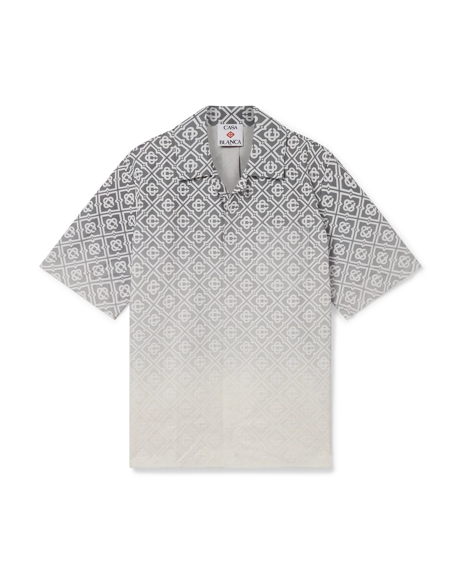 Monogram Gradient Short Sleeve Shirt | Casablanca Paris | Image 1