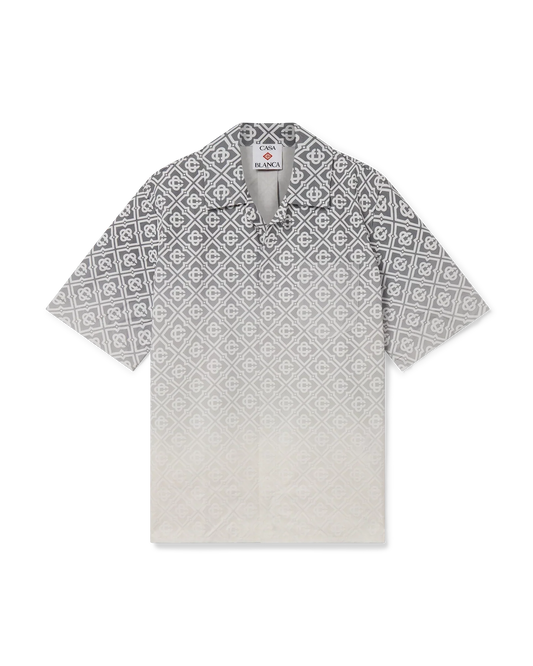 Monogram Gradient Short Sleeve Shirt | Casablanca Paris | Image 1