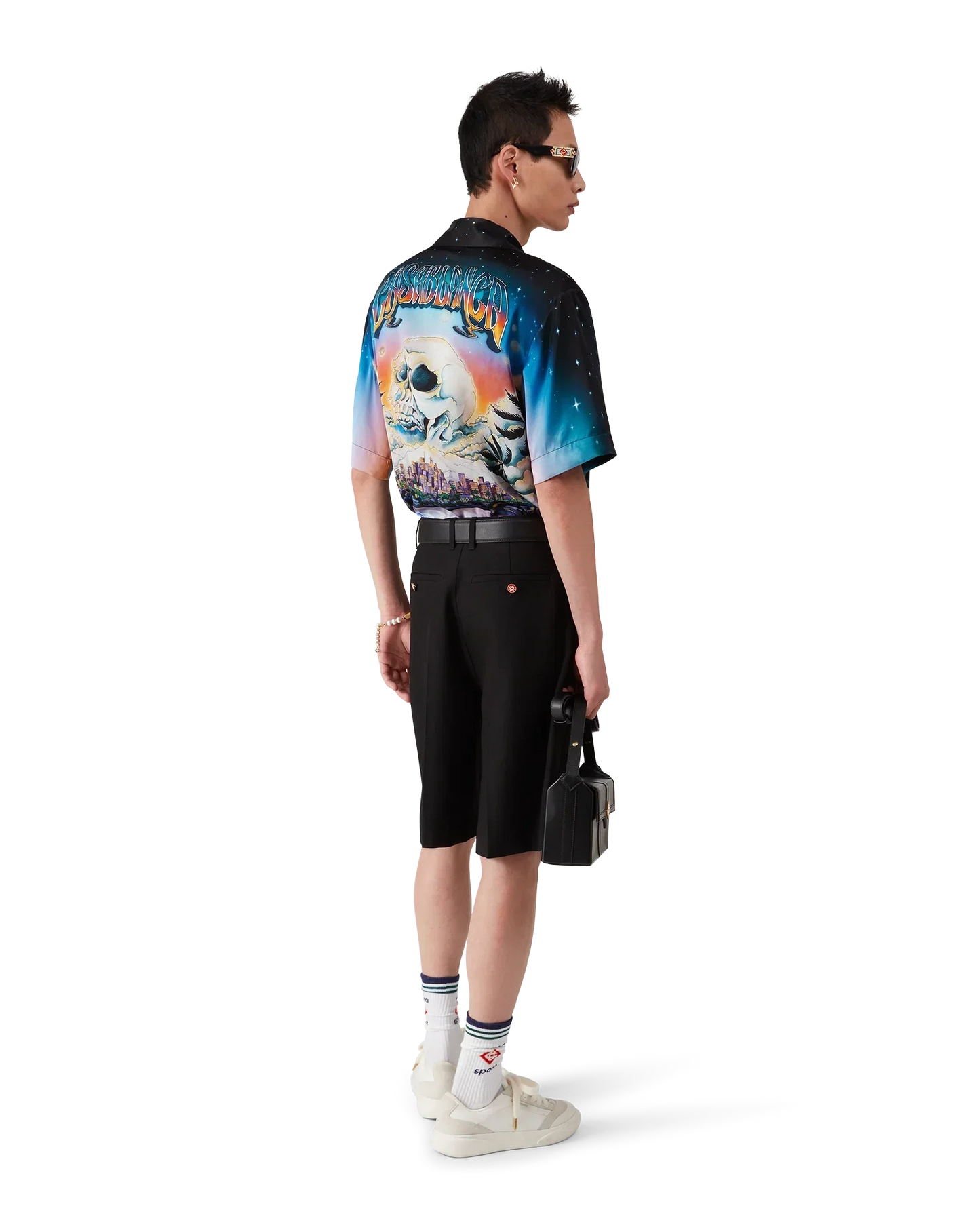 La Prémonition Short Sleeve Silk Shirt | Casablanca Paris | Image 7