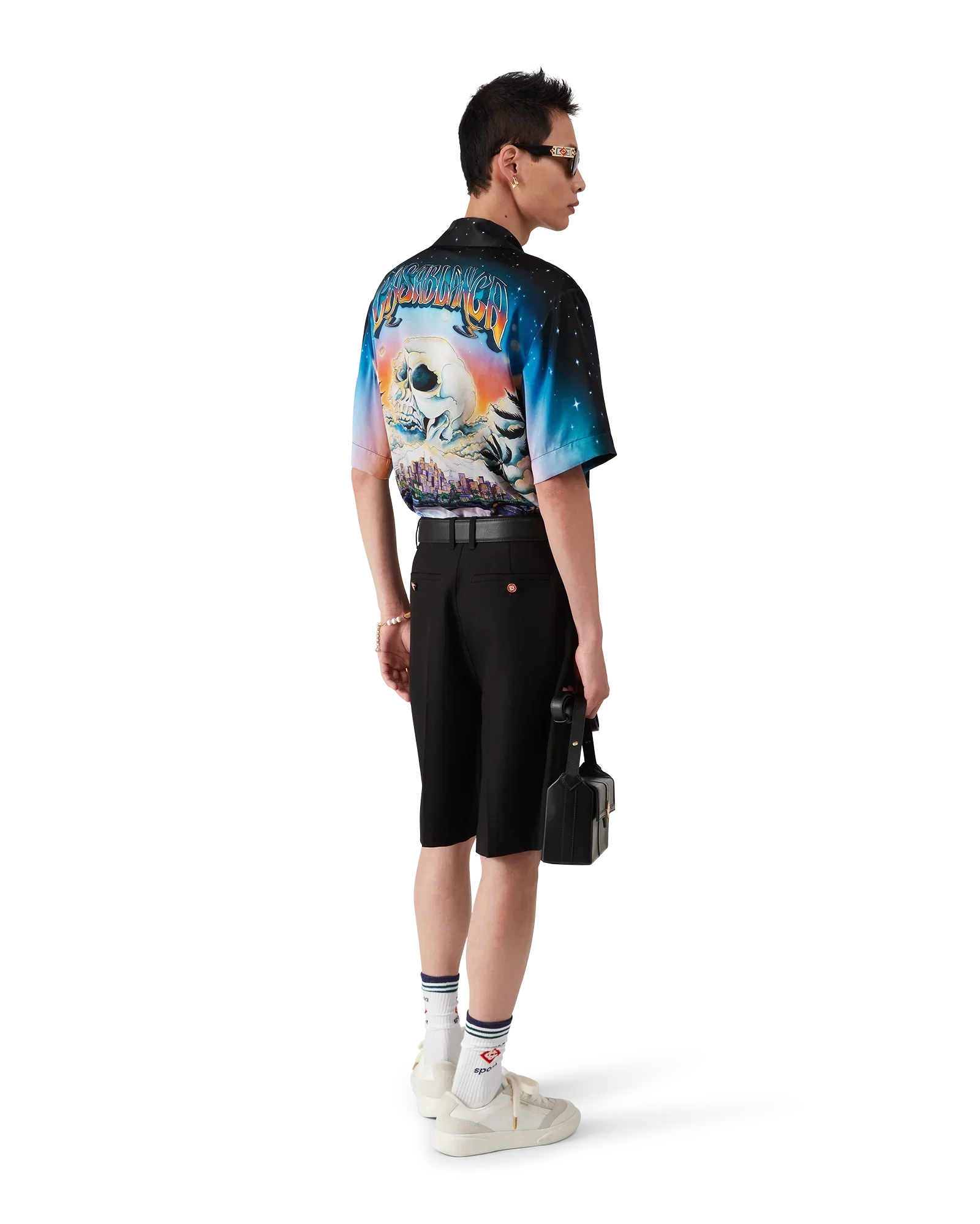 La Prémonition Short Sleeve Silk Shirt | Casablanca Paris | Image 7