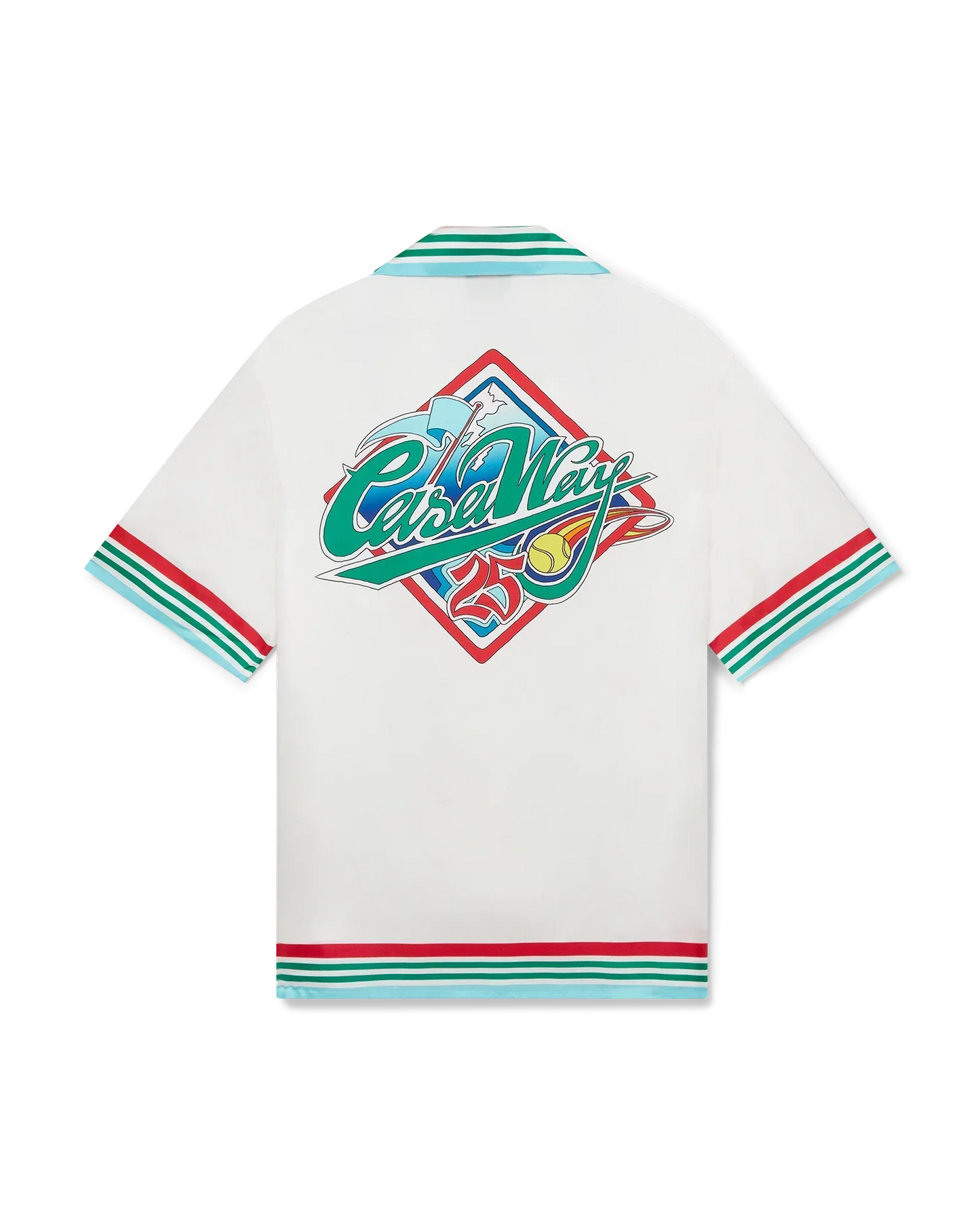 Casa Way World Series Short Sleeve Silk Shirt | Casablanca Paris | Image 1