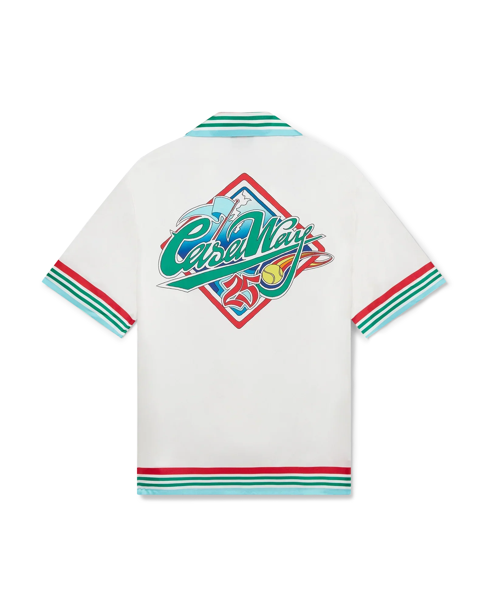 Casa Way World Series Short Sleeve Silk Shirt | Casablanca Paris | Image 1