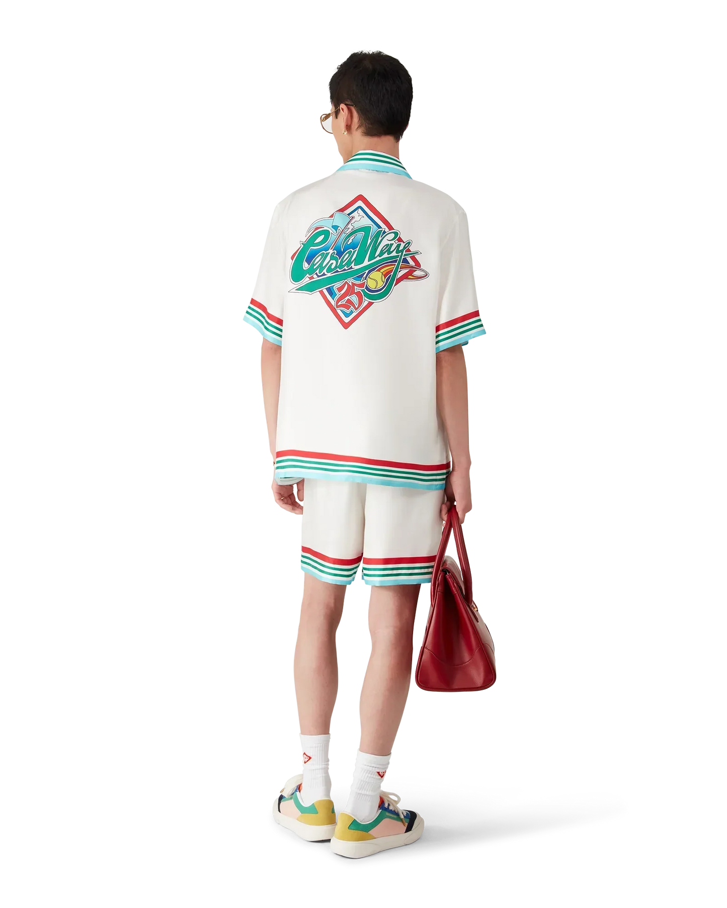 Casa Way World Series Short Sleeve Silk Shirt | Casablanca Paris | Image 6
