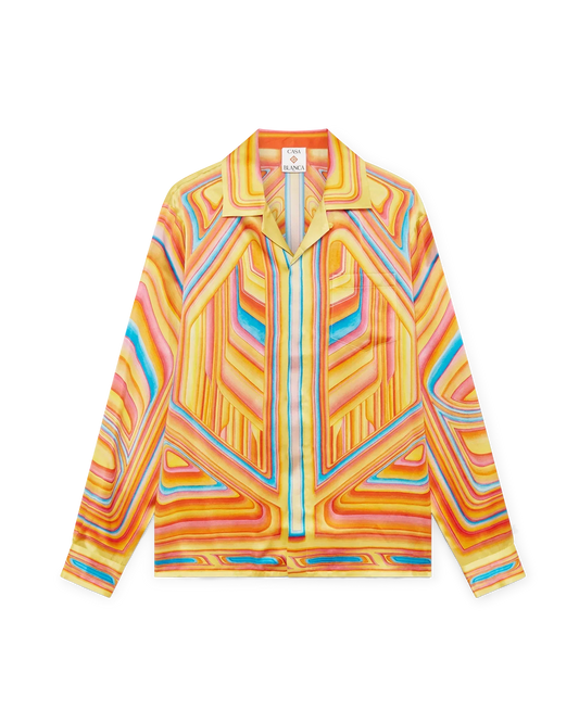 Low Rider Long Sleeve Silk Shirt | Casablanca Paris | Image 1