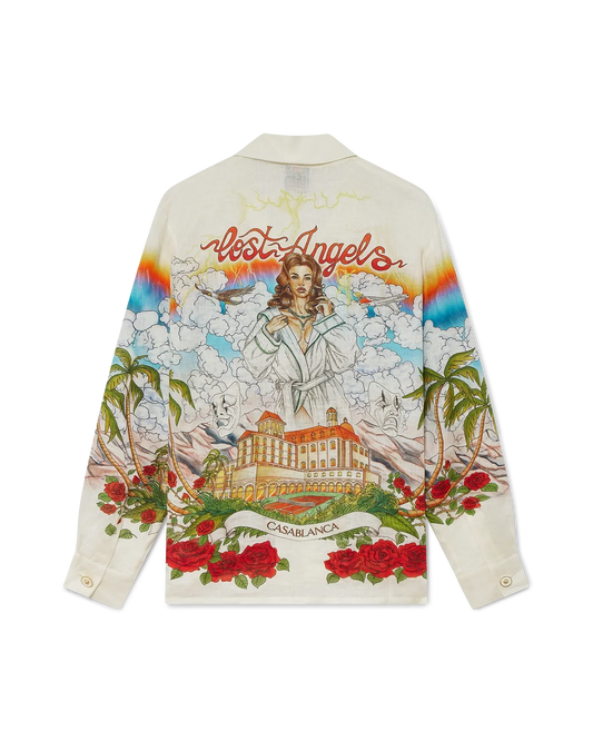Chateau Long Sleeve Linen Shirt | Casablanca Paris | Image 1