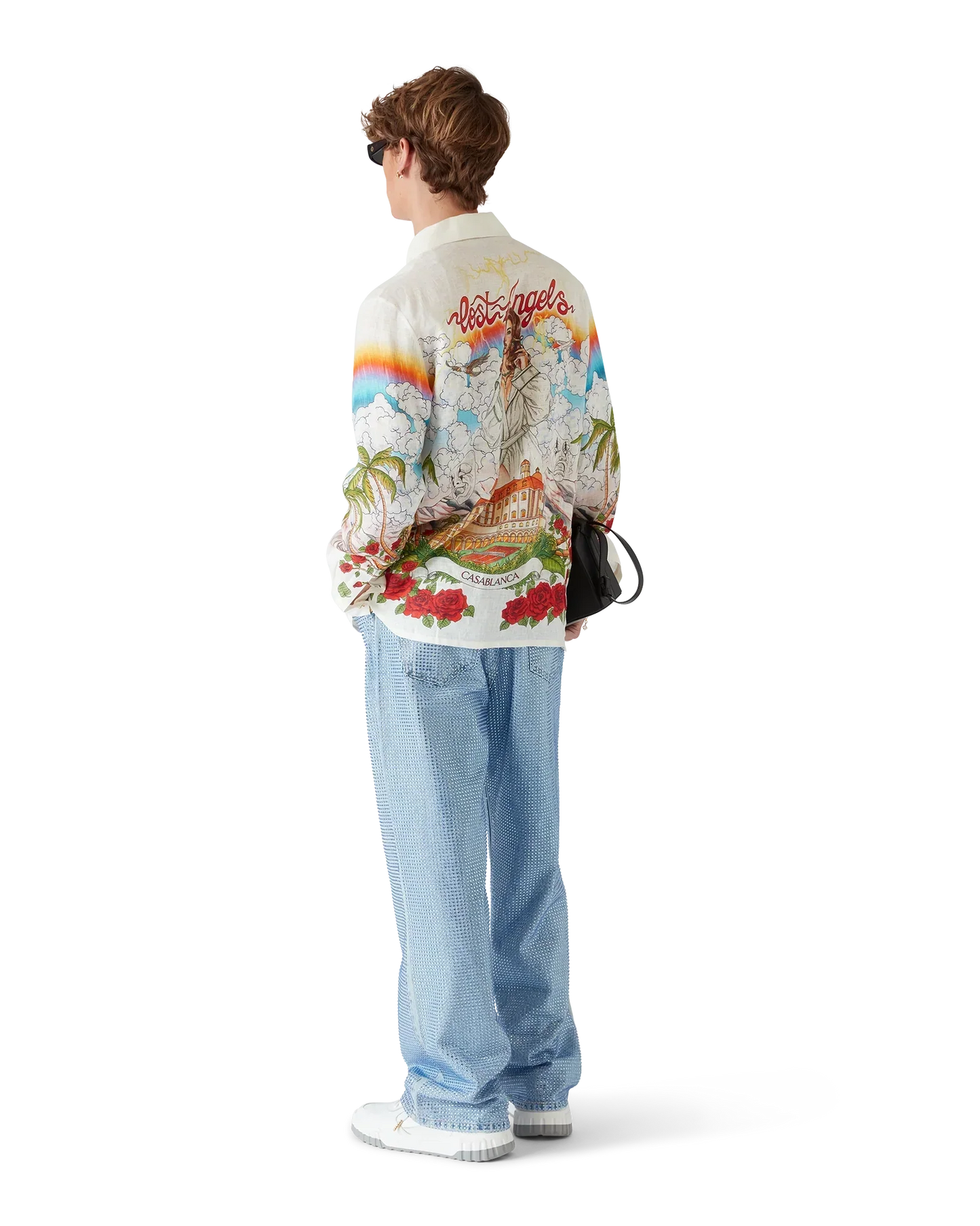 Chateau Long Sleeve Linen Shirt | Casablanca Paris | Image 7
