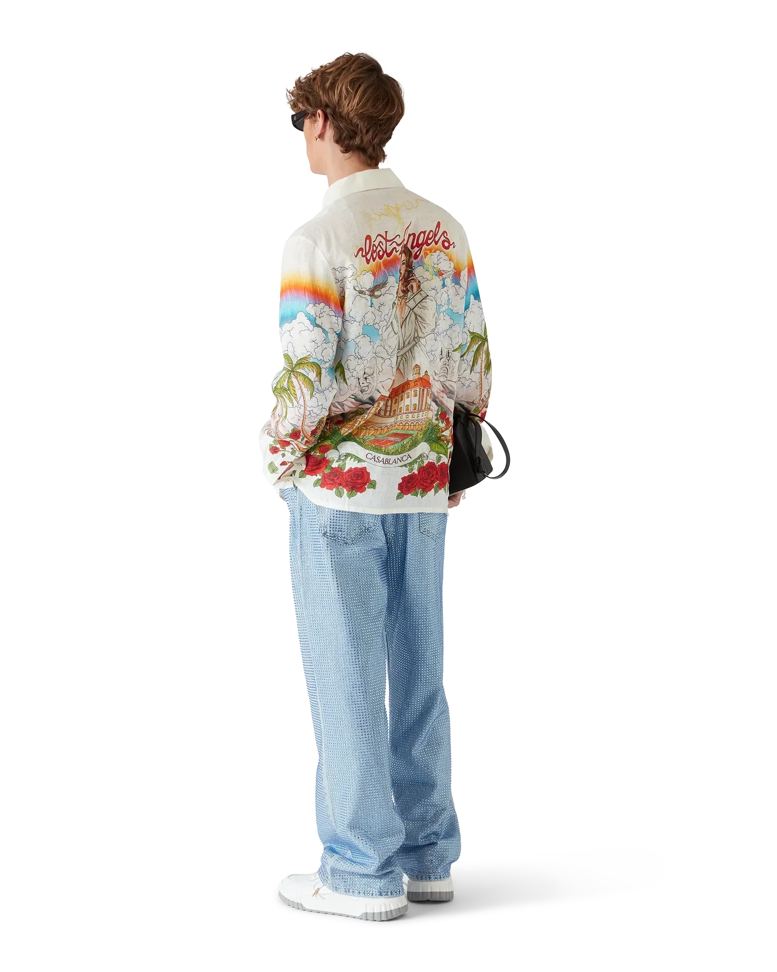 Chateau Long Sleeve Linen Shirt | Casablanca Paris | Image 7