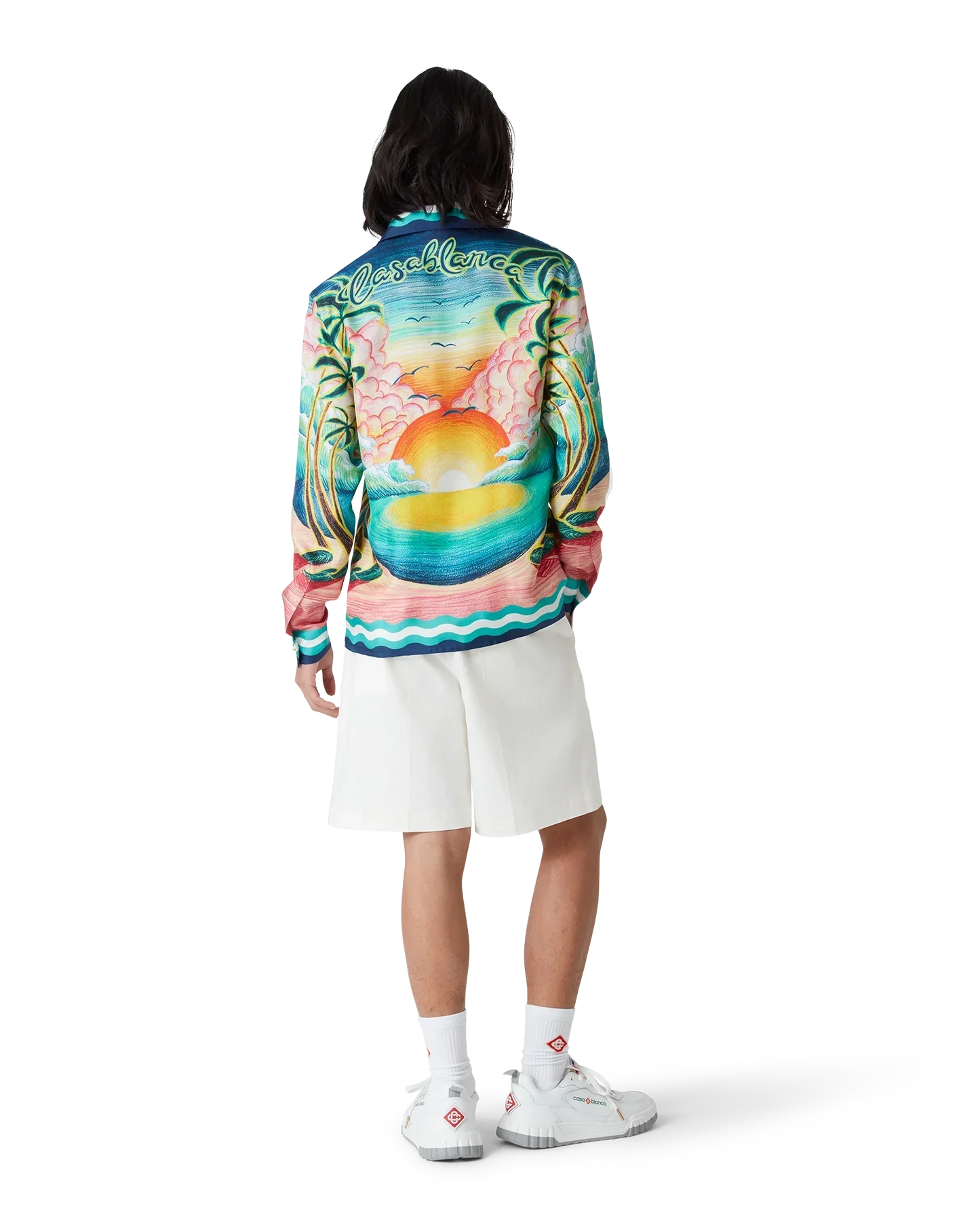 Danse De La Mer Long Sleeve Silk Shirt | Casablanca Paris | Image 3