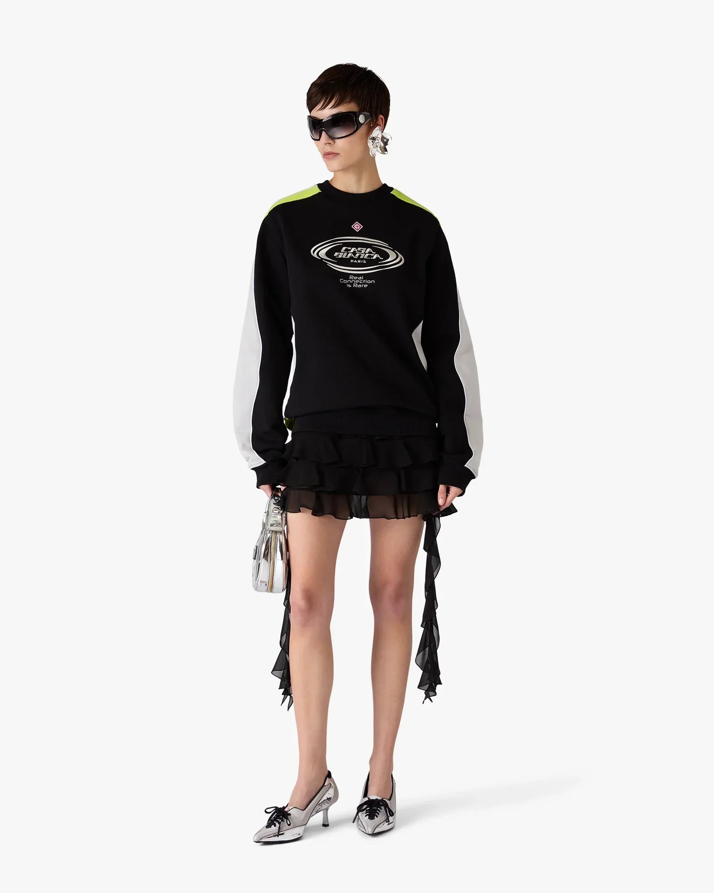 Colourblock Long Sleeve Sweatshirt | Casablanca Paris | Image 2